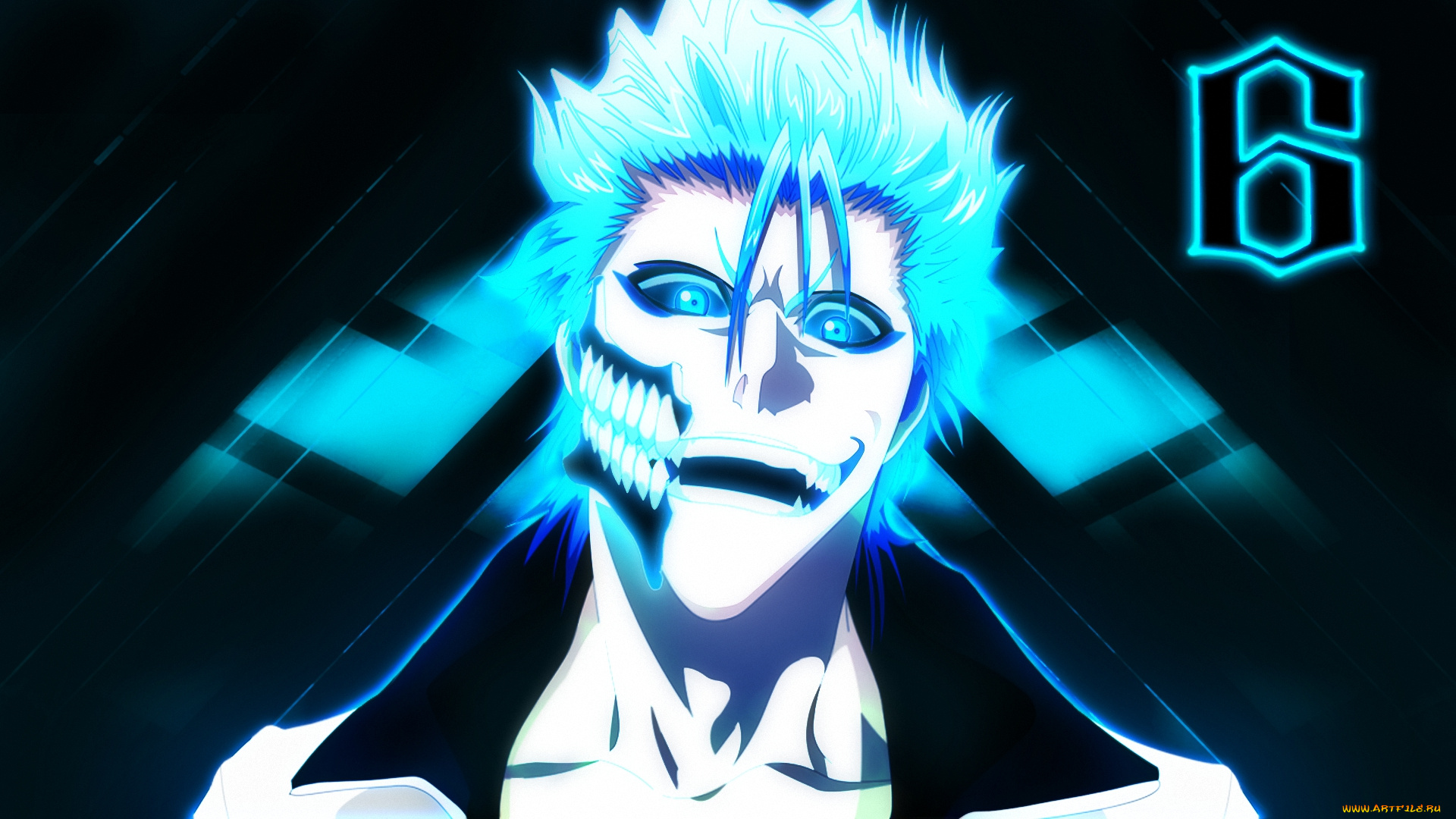аниме, bleach, grimmjow