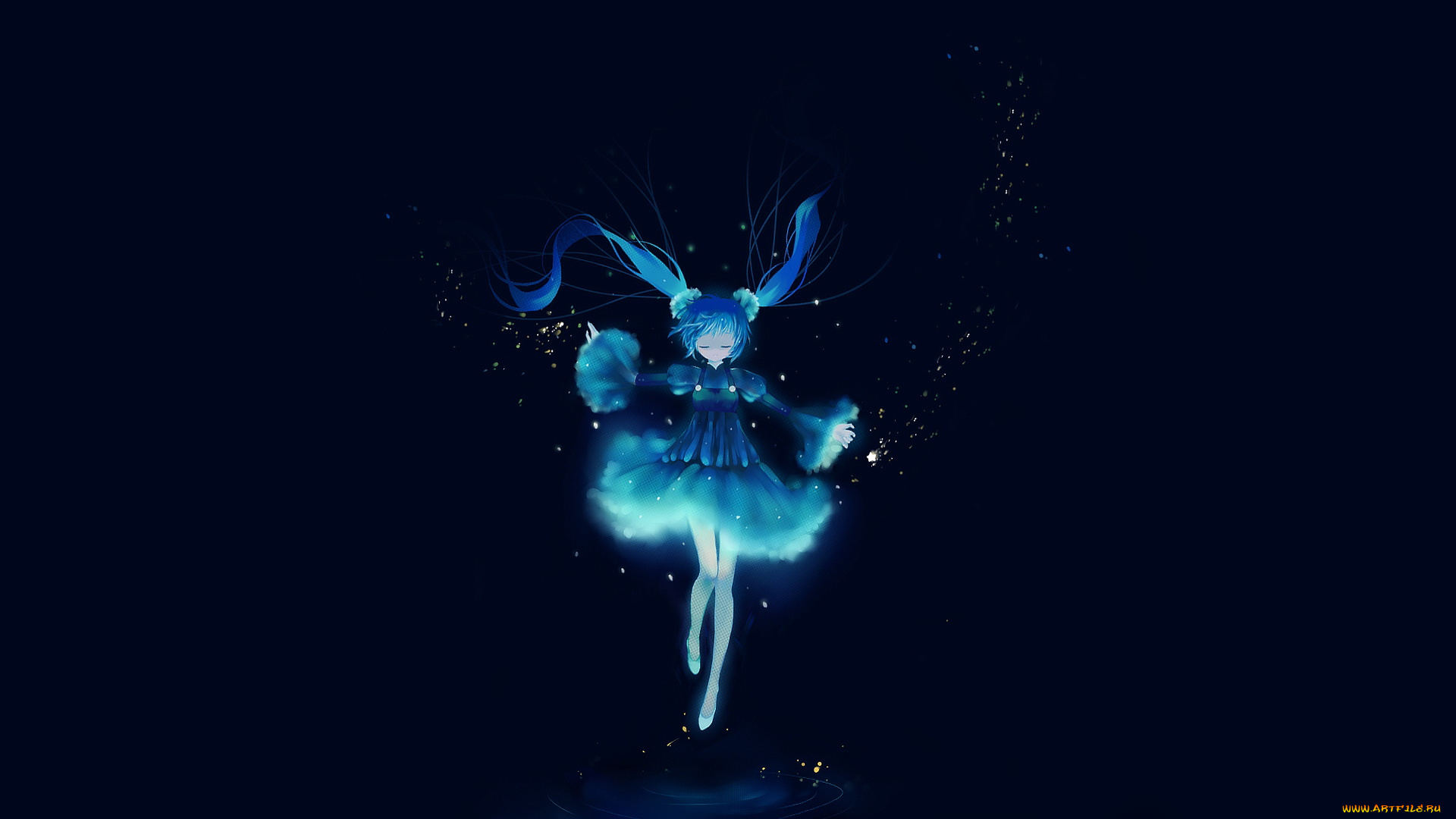 аниме, vocaloid, девочка