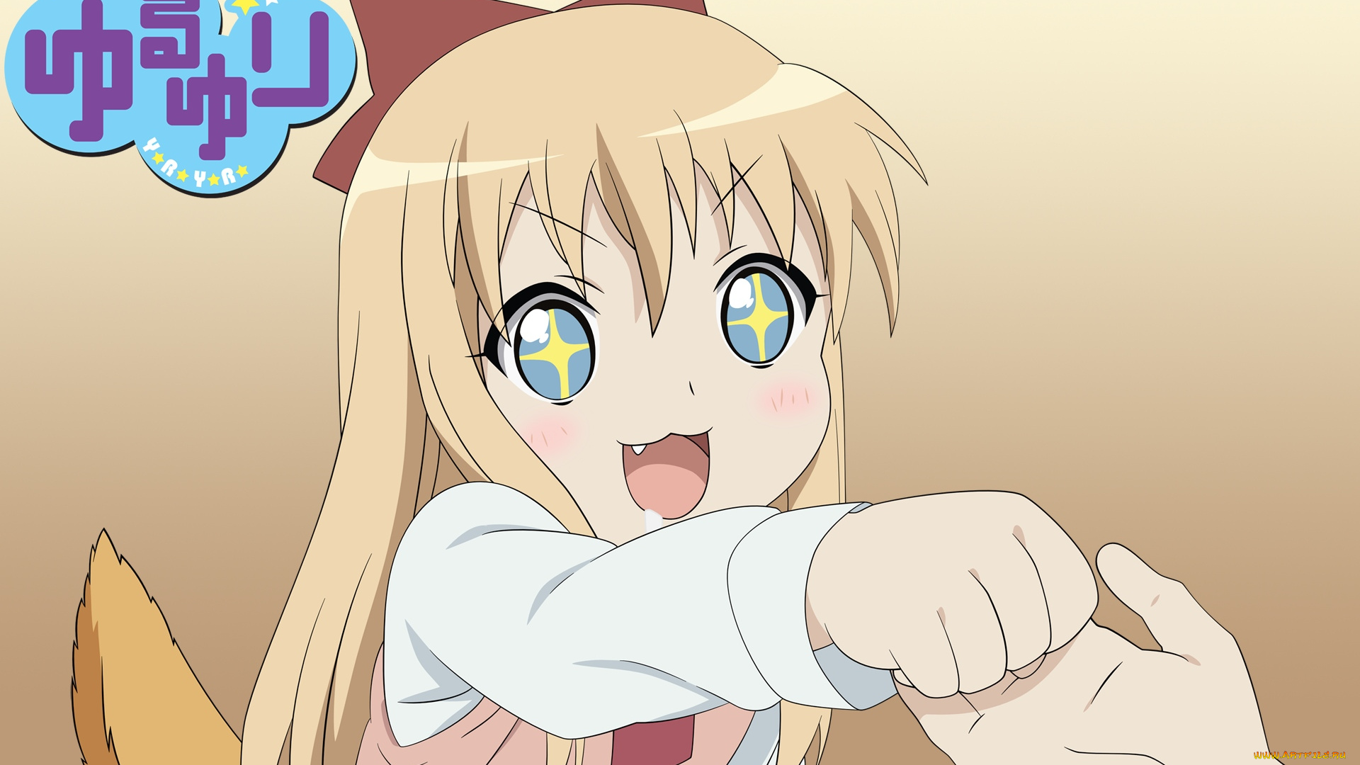 аниме, yuru, yuri, yuruyuri