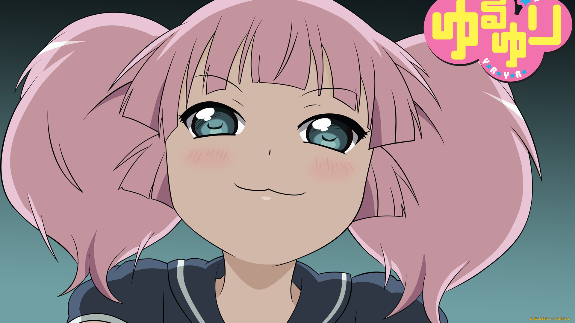 аниме, yuru, yuri, yuruyuri, yoshikawa, chinatsu