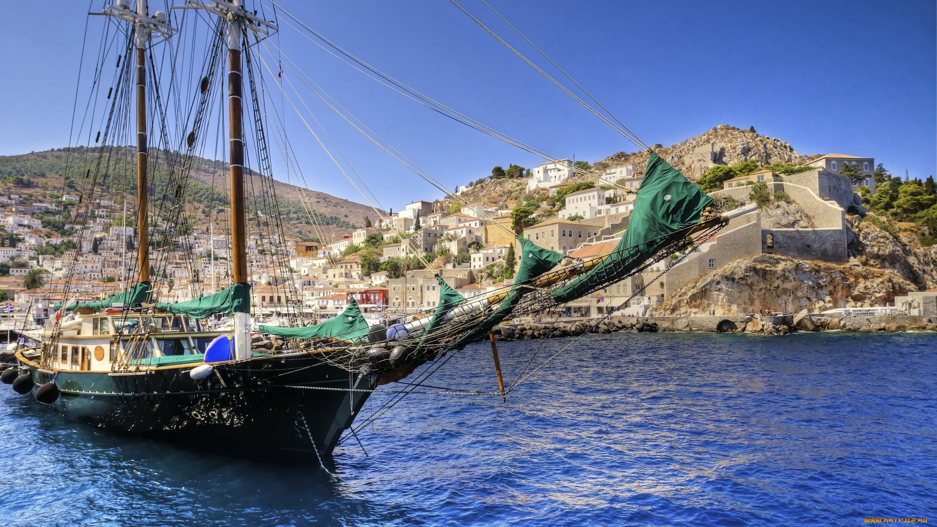 корабли, Яхты, греция