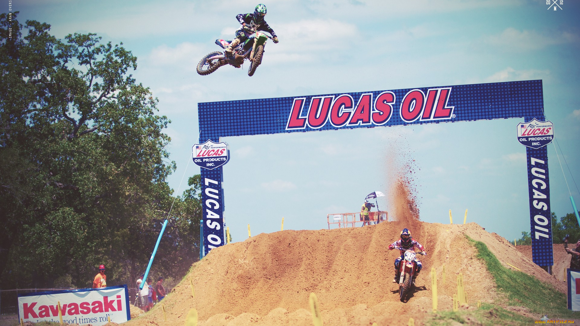 спорт, мотокросс, гонки, трасса