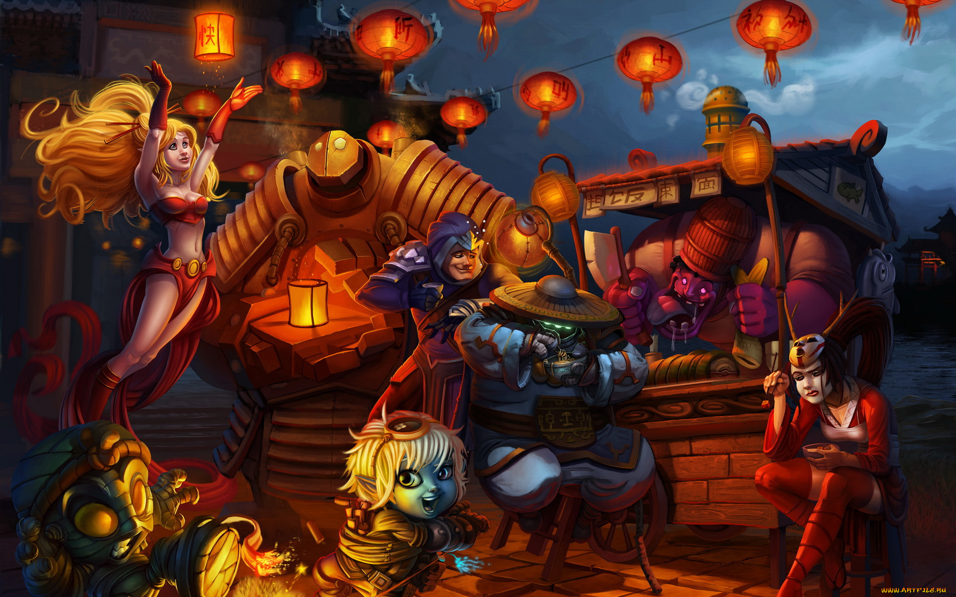 видео, игры, league, of, legends, люди