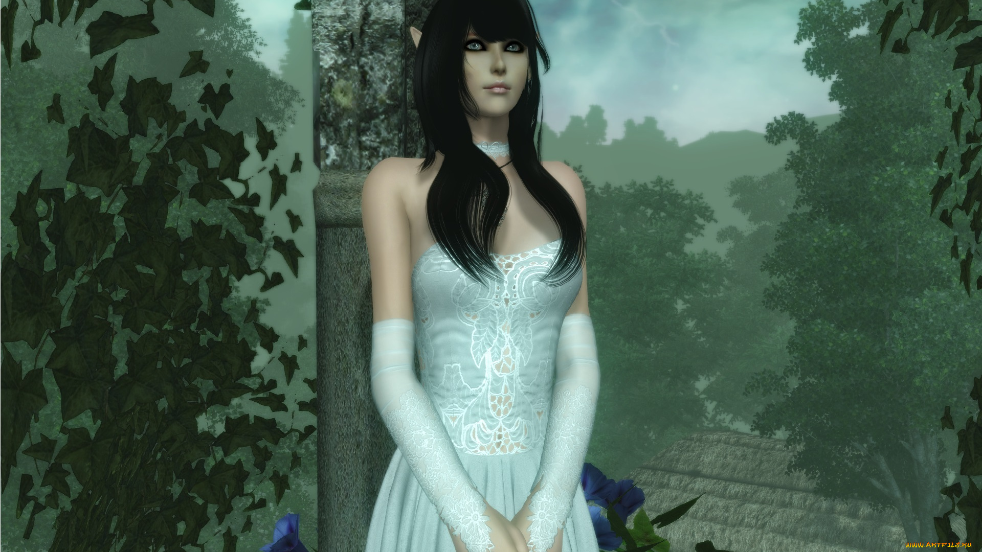 3д, графика, elves, эльфы, эльфийка