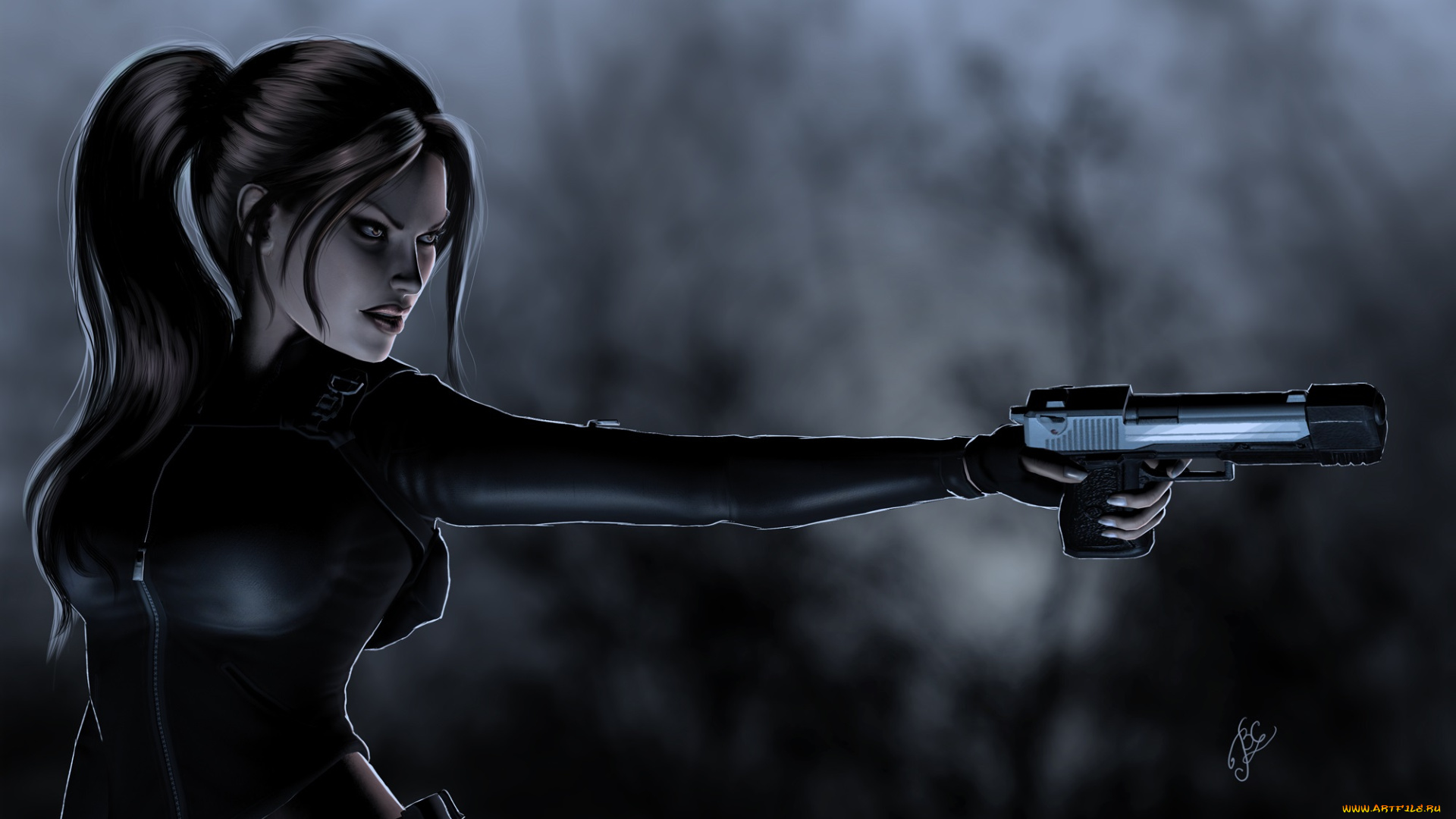 3д, графика, fantasy, фантазия, девушка, оружие