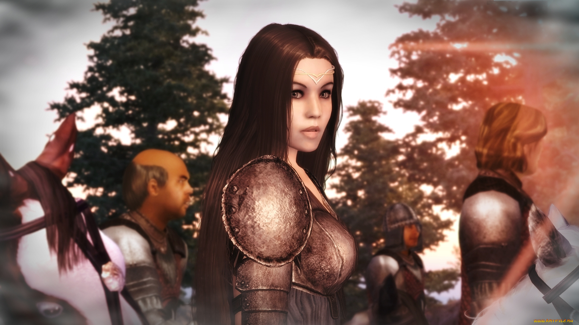 3д, графика, fantasy, фантазия, доспехи, взгляд, девушка