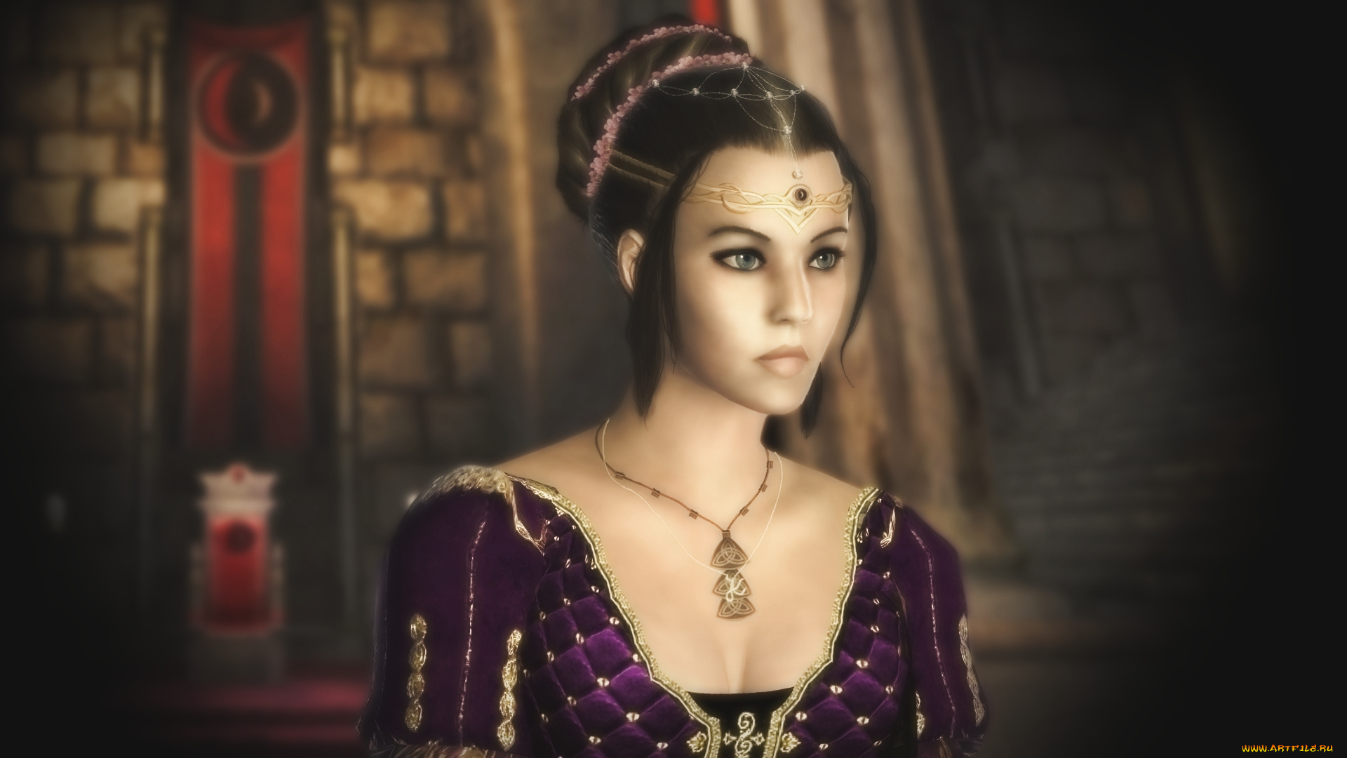 3д, графика, people, люди, взгляд, прическа, девушка