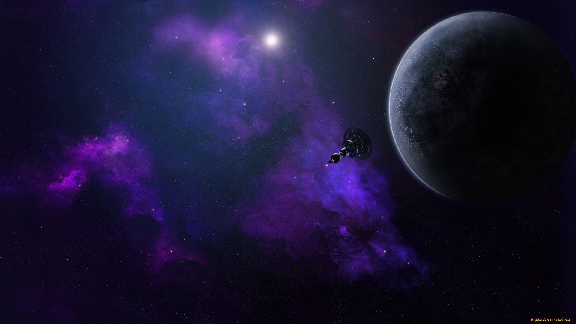 космос, арт, планета