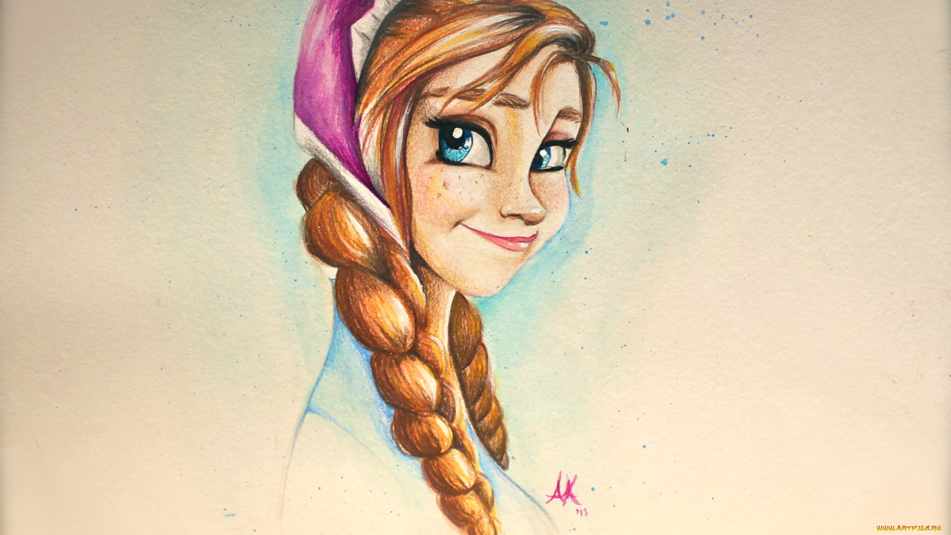 рисованные, люди, anna