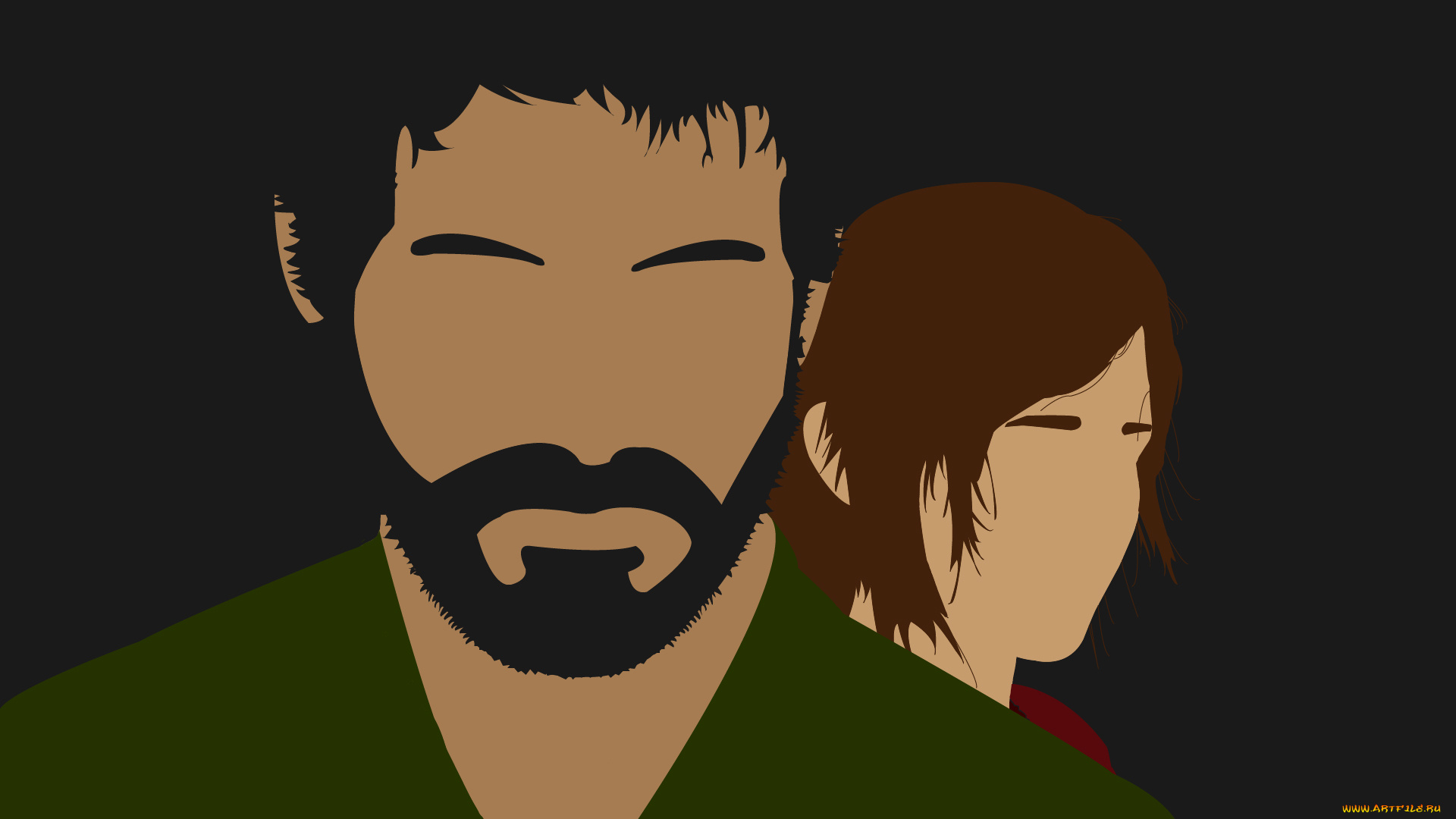 рисованные, минимализм, лица