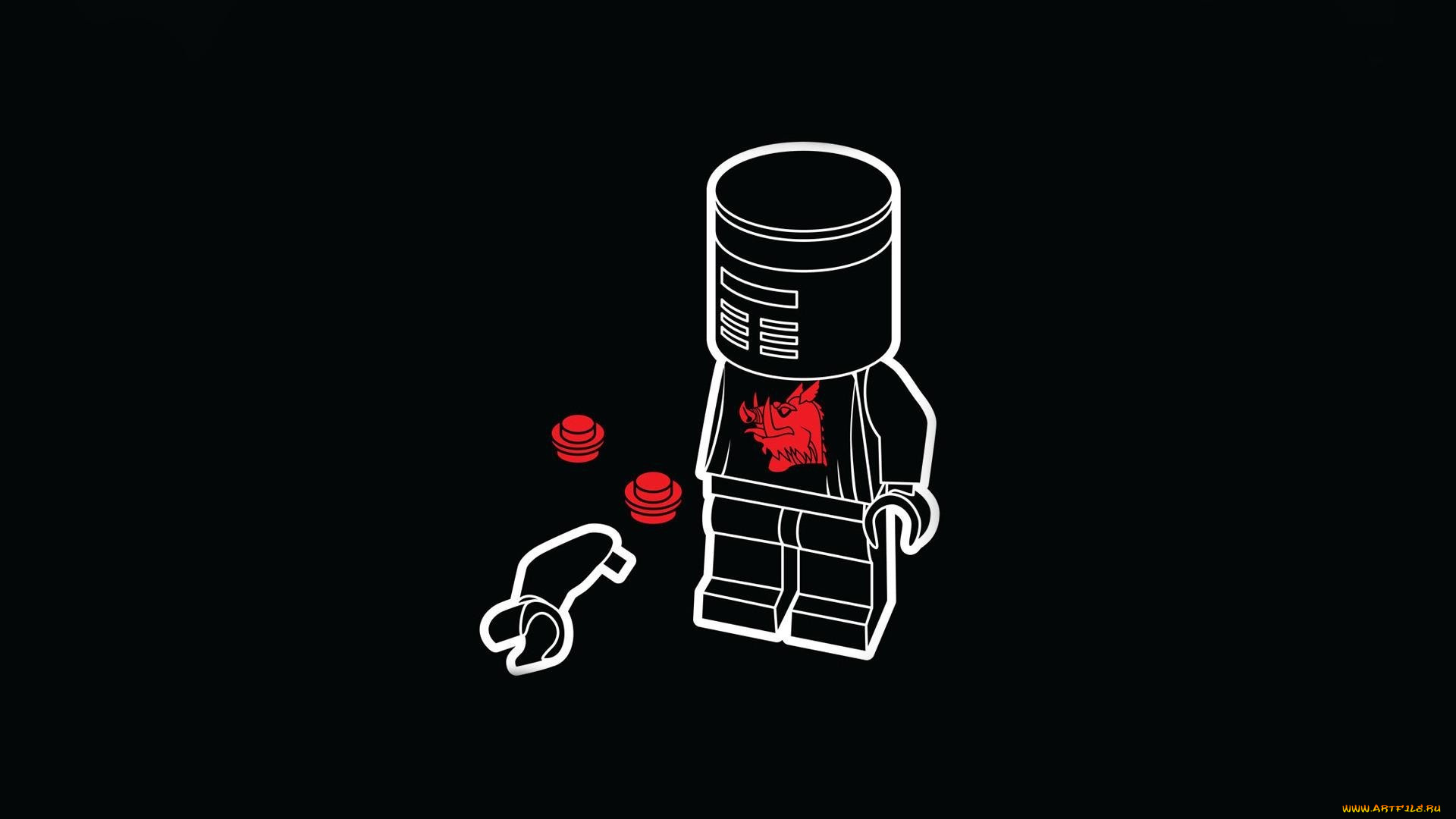 рисованные, минимализм, робот