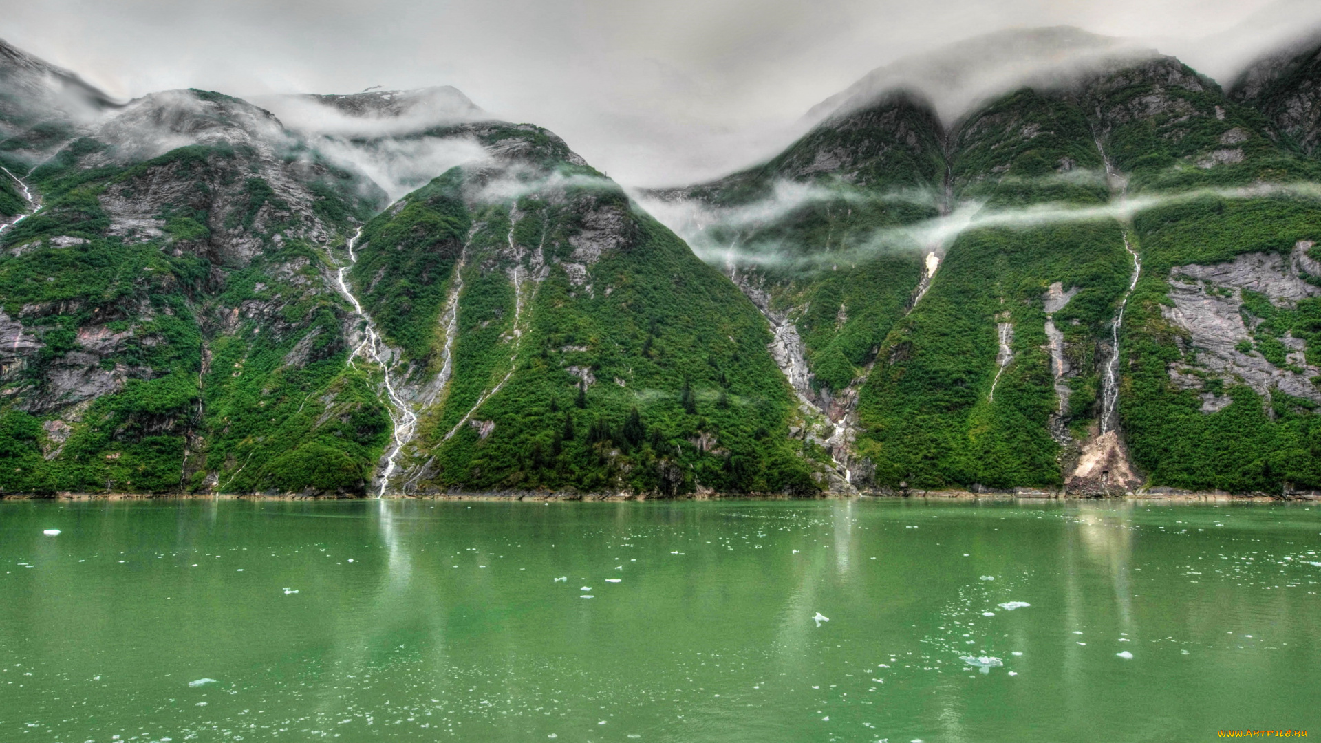 tracy, arm, fjord, alaska, природа, реки, озера, горы, аляска, фьорд, озеро