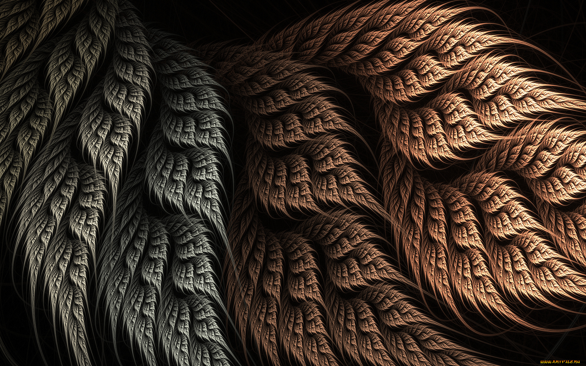 3д, графика, fractal, фракталы, фон, цвета, узор