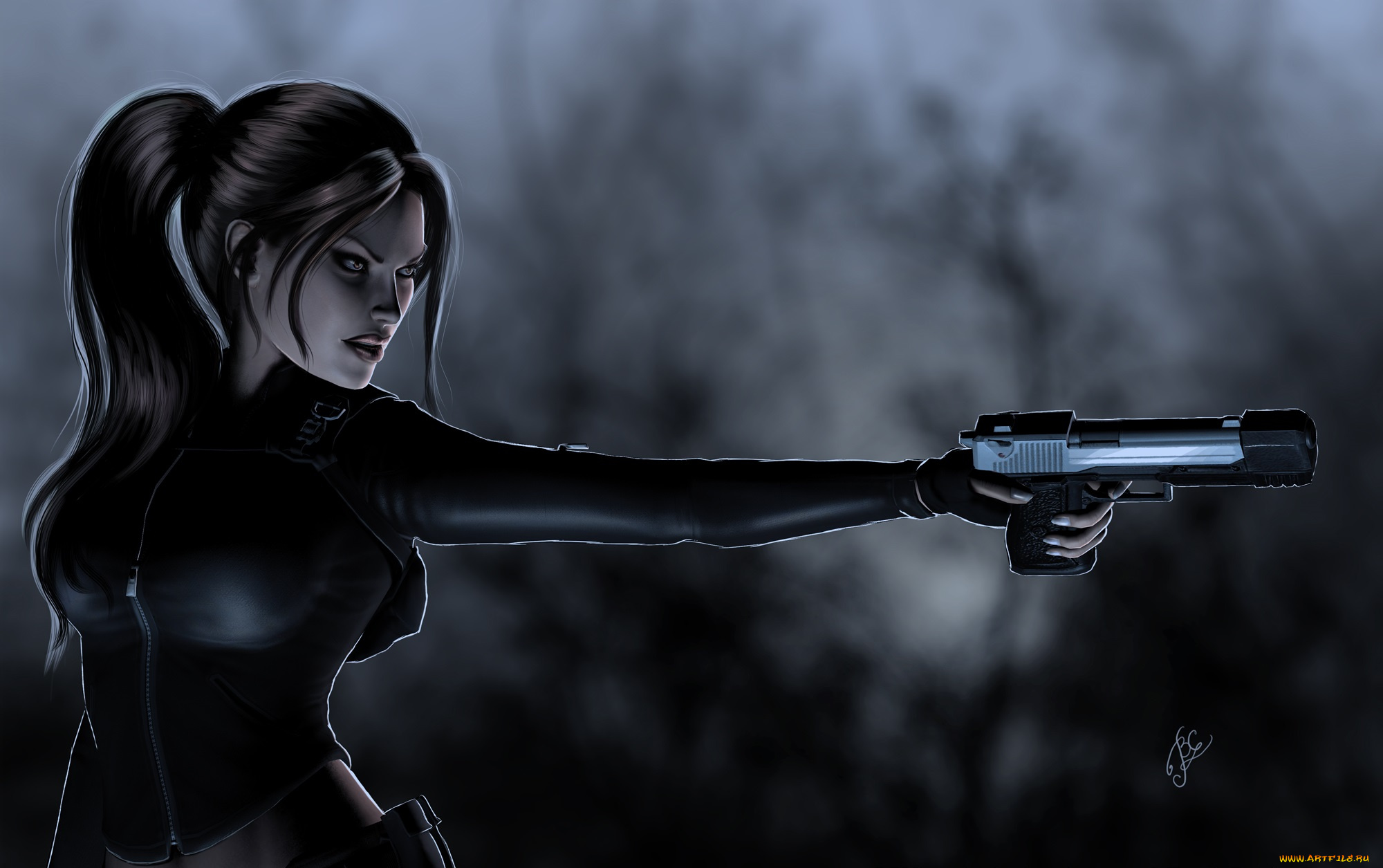 3д, графика, fantasy, фантазия, девушка, оружие