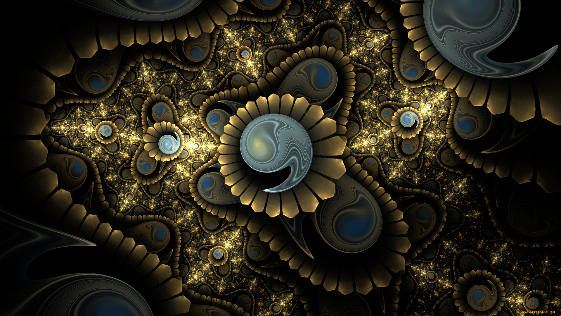 3д, графика, фракталы, , fractal, цвета, фон, узор