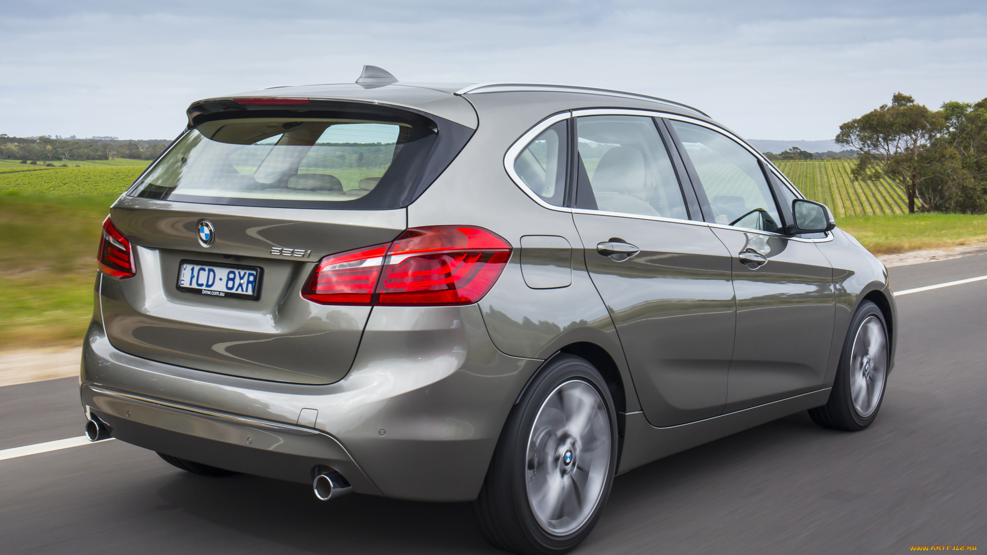 автомобили, bmw, line, серый, 2014г, f45, luxury, tourer, active, 225i, au-spec