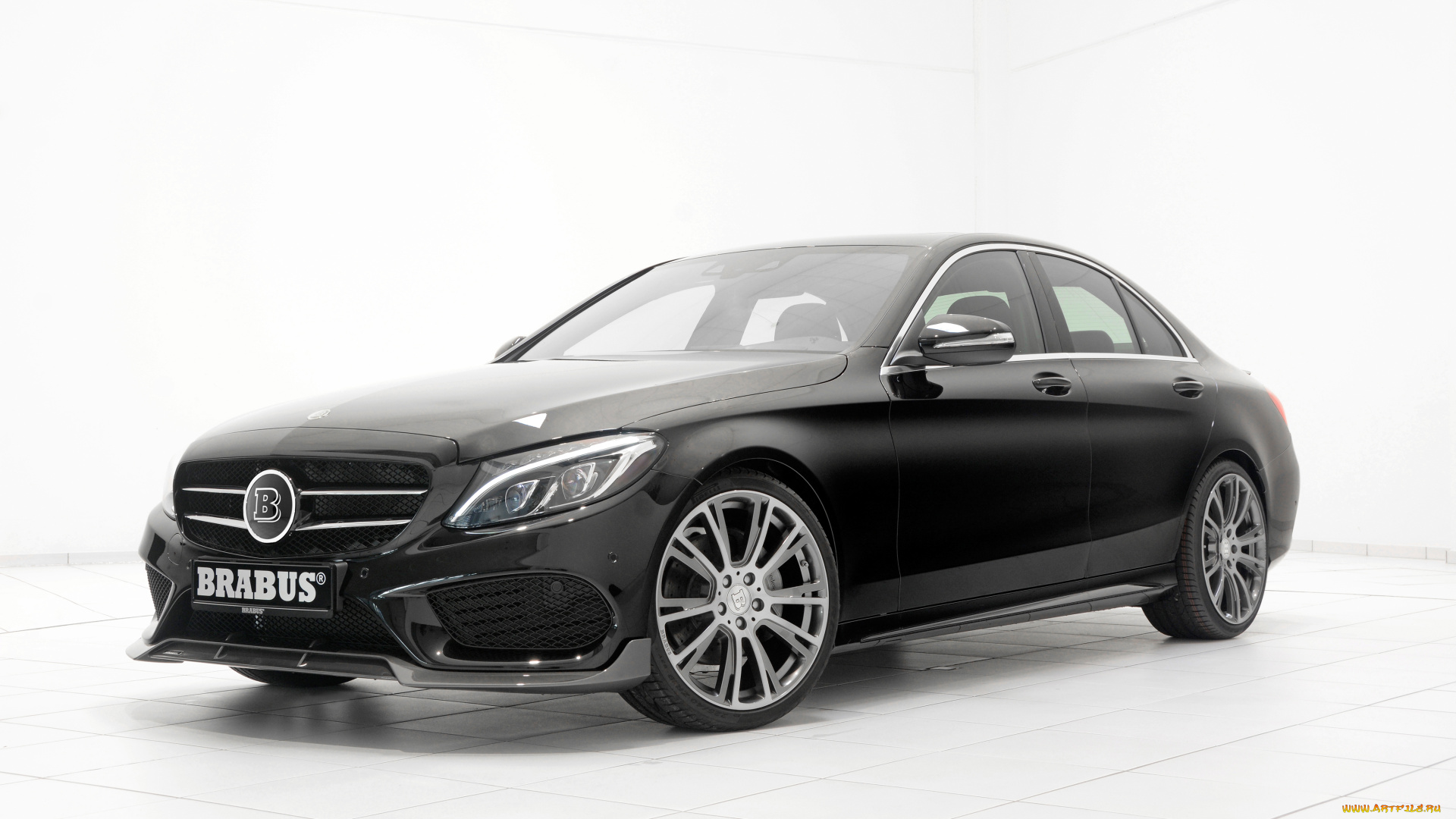 автомобили, brabus, line, amg, c-klasse, mercedes-benz, темный, 2014г, w205