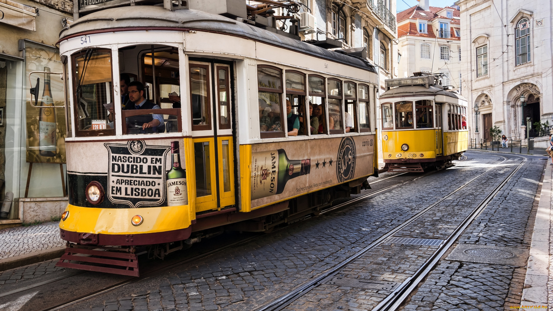 техника, трамваи, трамвай, рельсы, город