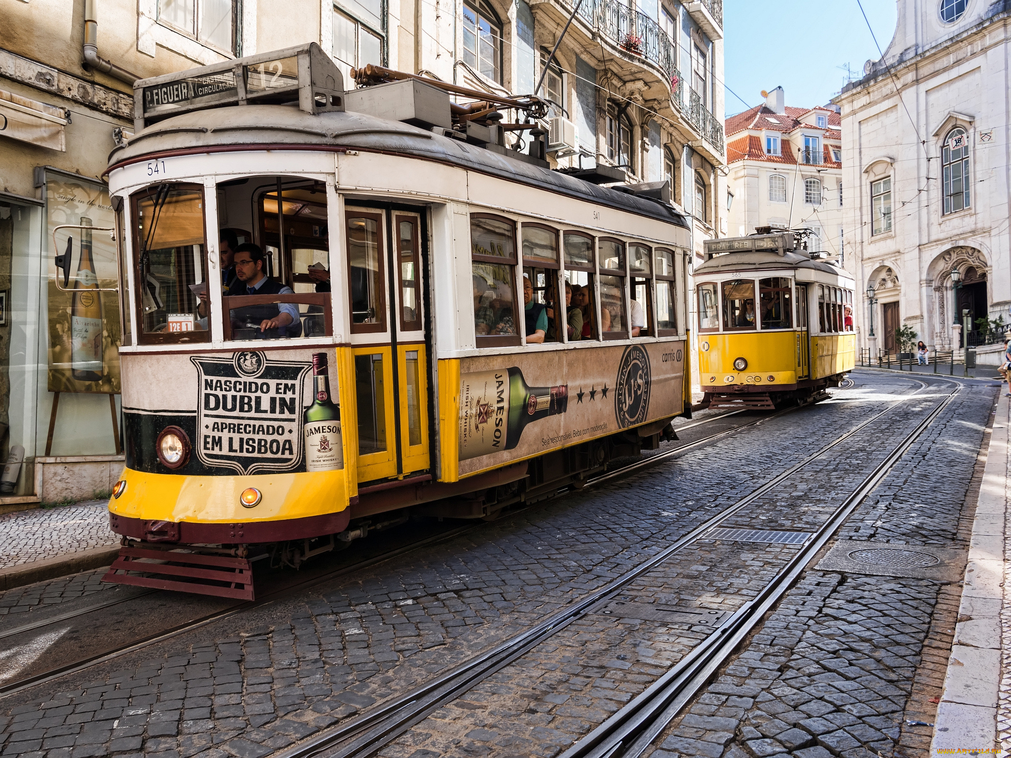 техника, трамваи, трамвай, рельсы, город