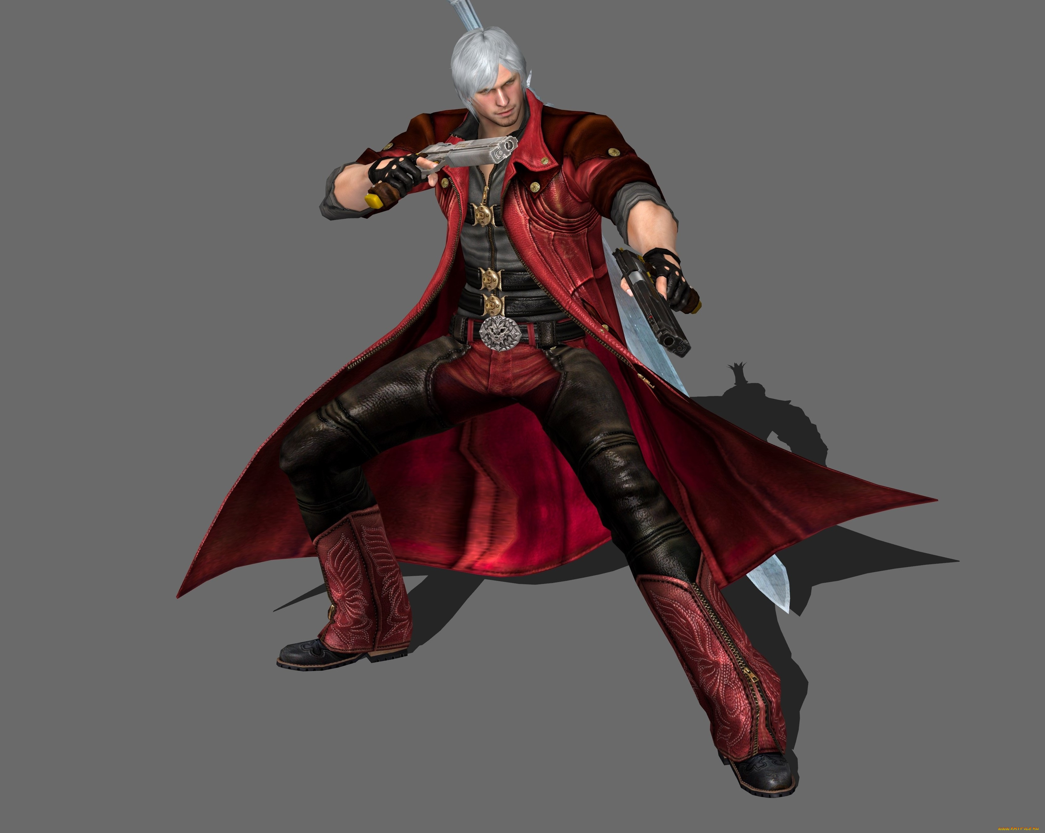 3д, графика, аниме, , anime, мужчина, взгляд, оружие, фон