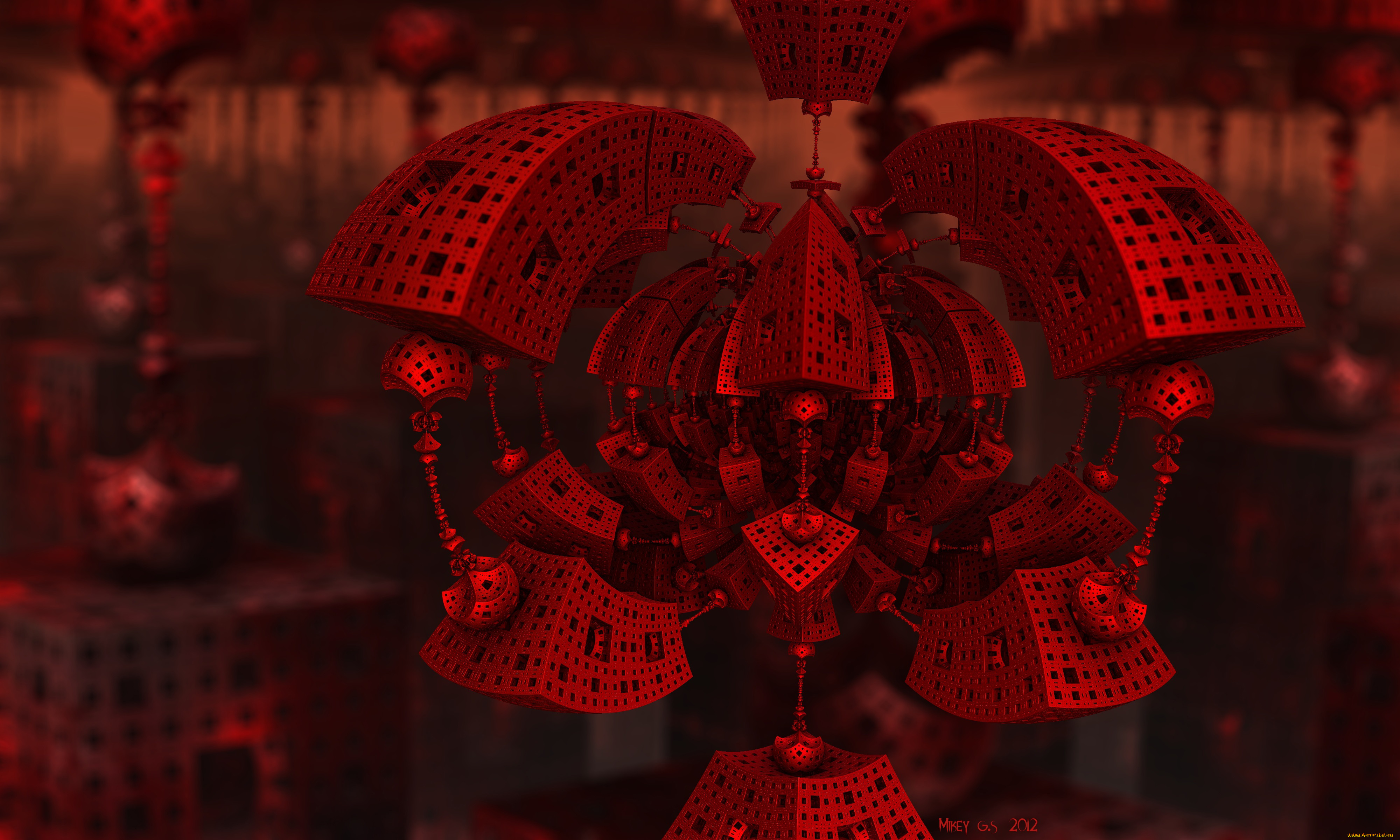 3д, графика, фракталы, , fractal, цвета, фон, узор