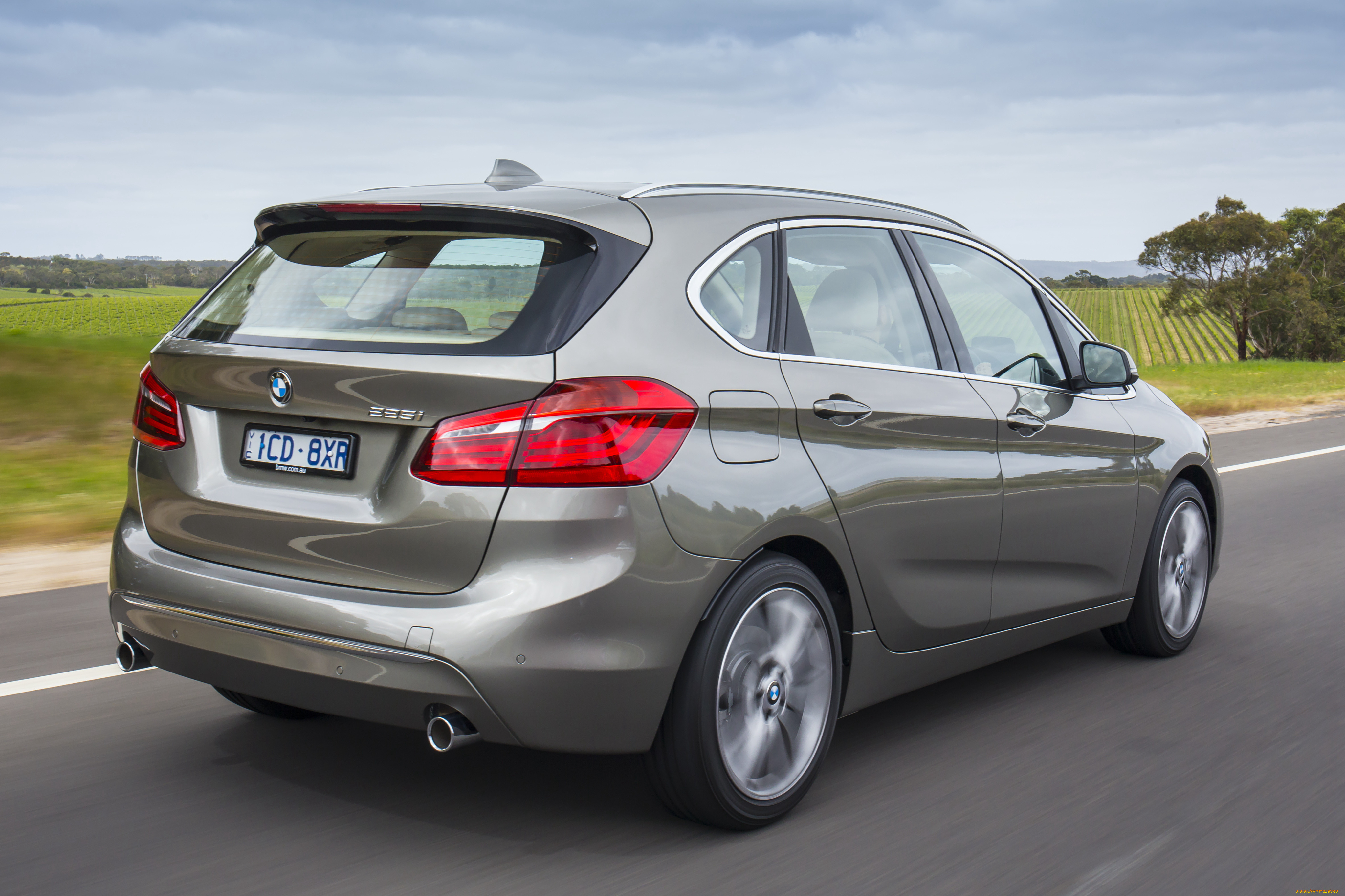 автомобили, bmw, line, серый, 2014г, f45, luxury, tourer, active, 225i, au-spec