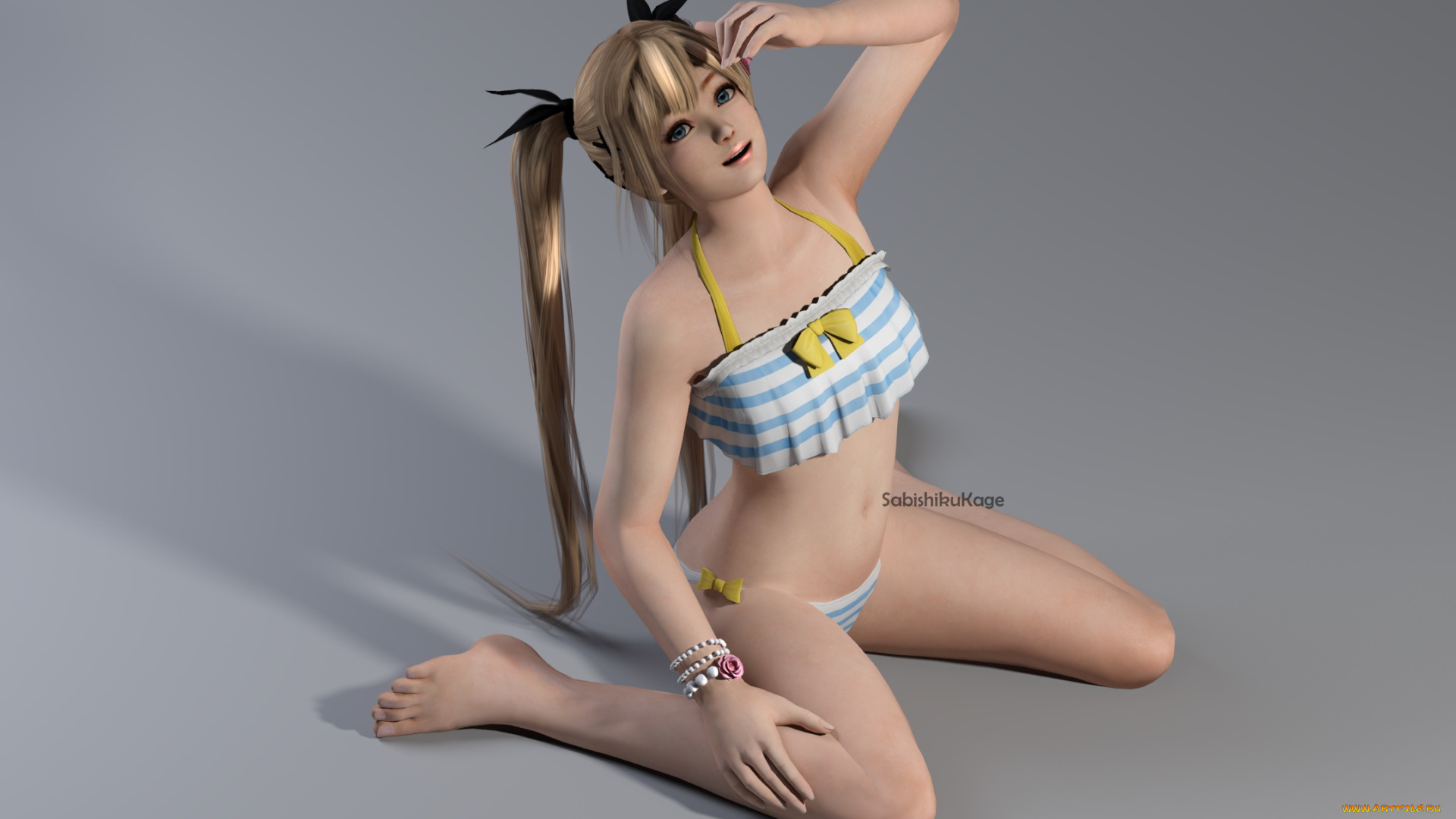 3д, графика, аниме, , anime, девушка, фон, взгляд