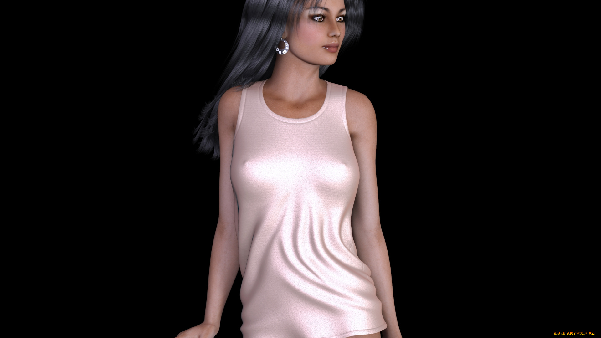 3д, графика, люди, , people, фон, взгляд, девушка