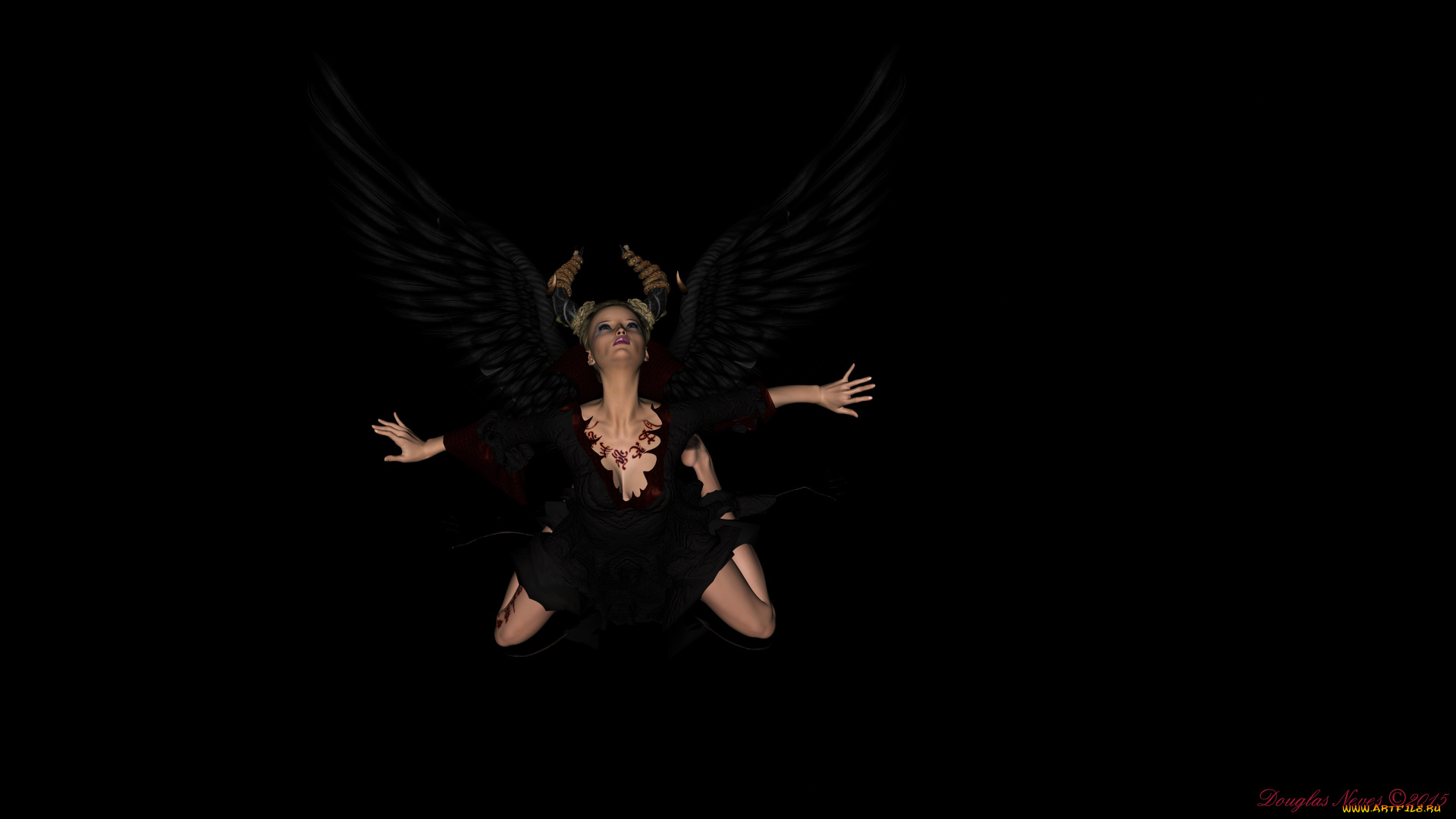 3д, графика, существа, , creatures, взгляд, кастаника, фон