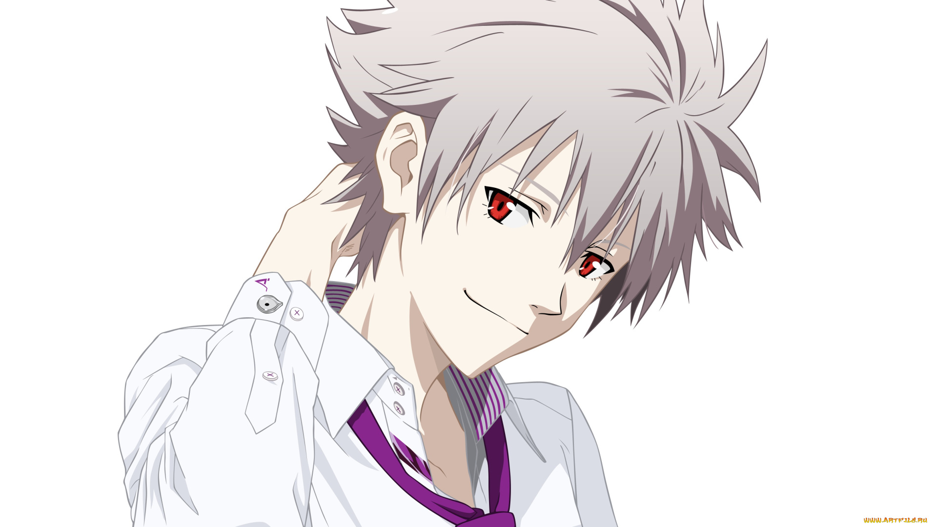 аниме, evangelion, парень, фон, евангелион