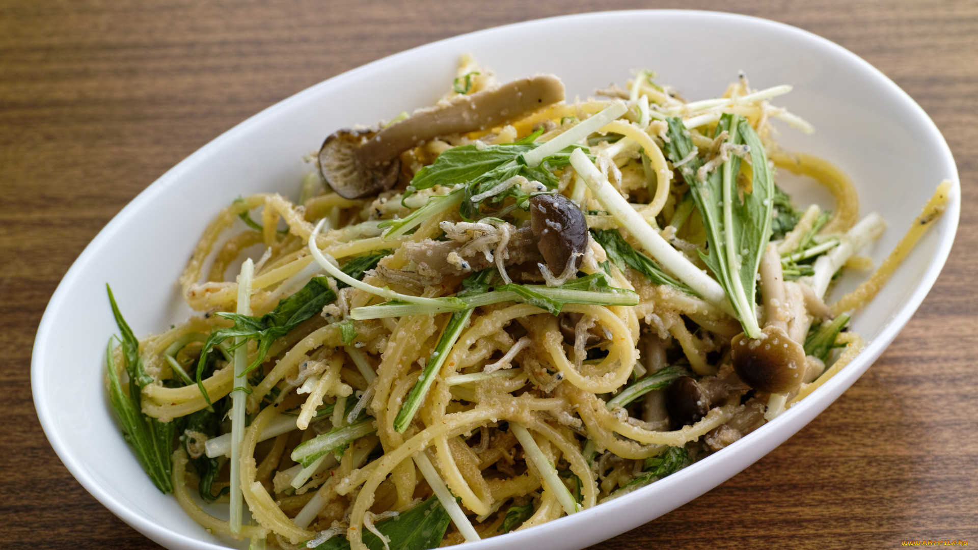 еда, салаты, , закуски, макароны, грибы, зелень