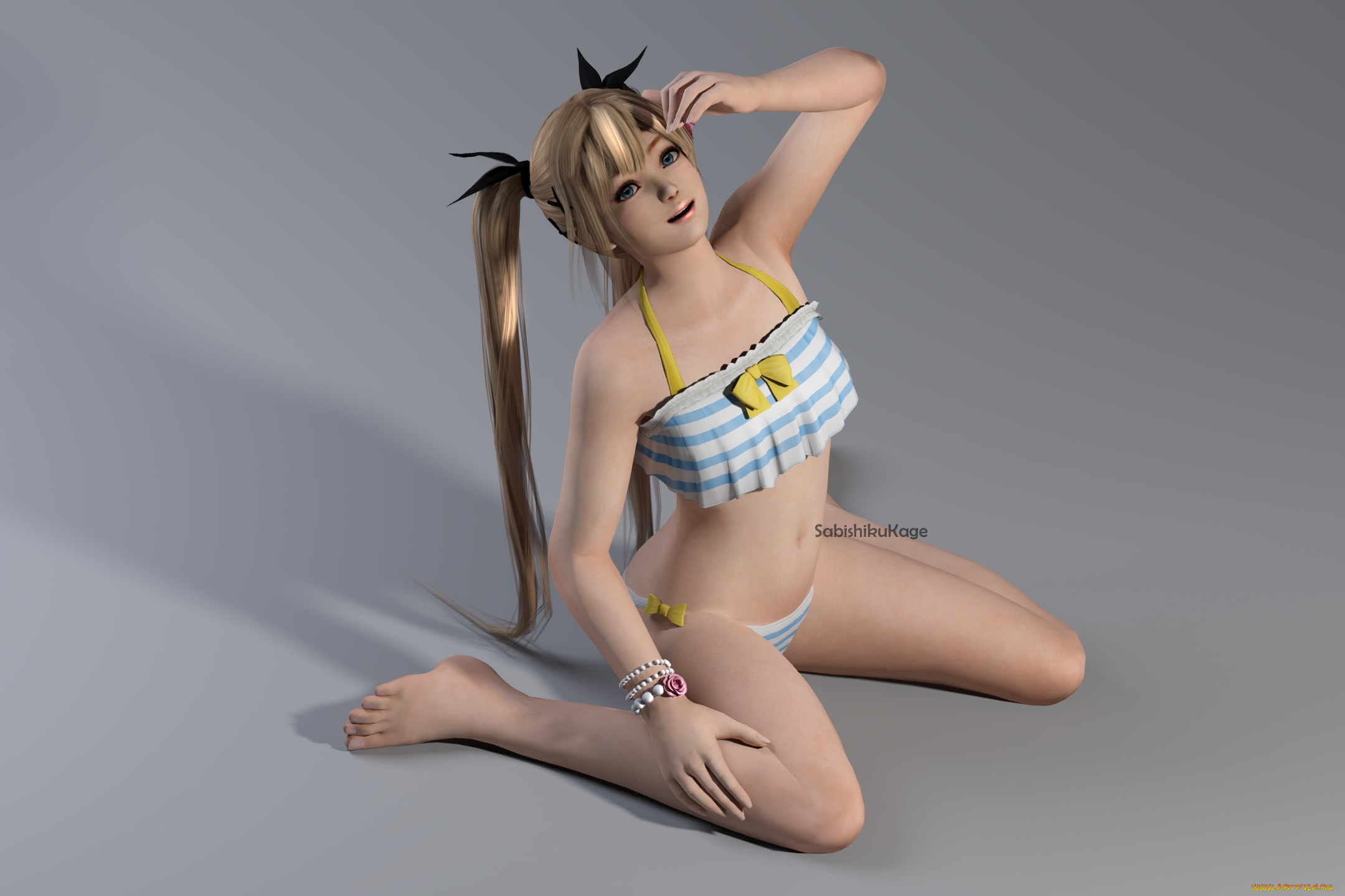 3д, графика, аниме, , anime, девушка, фон, взгляд