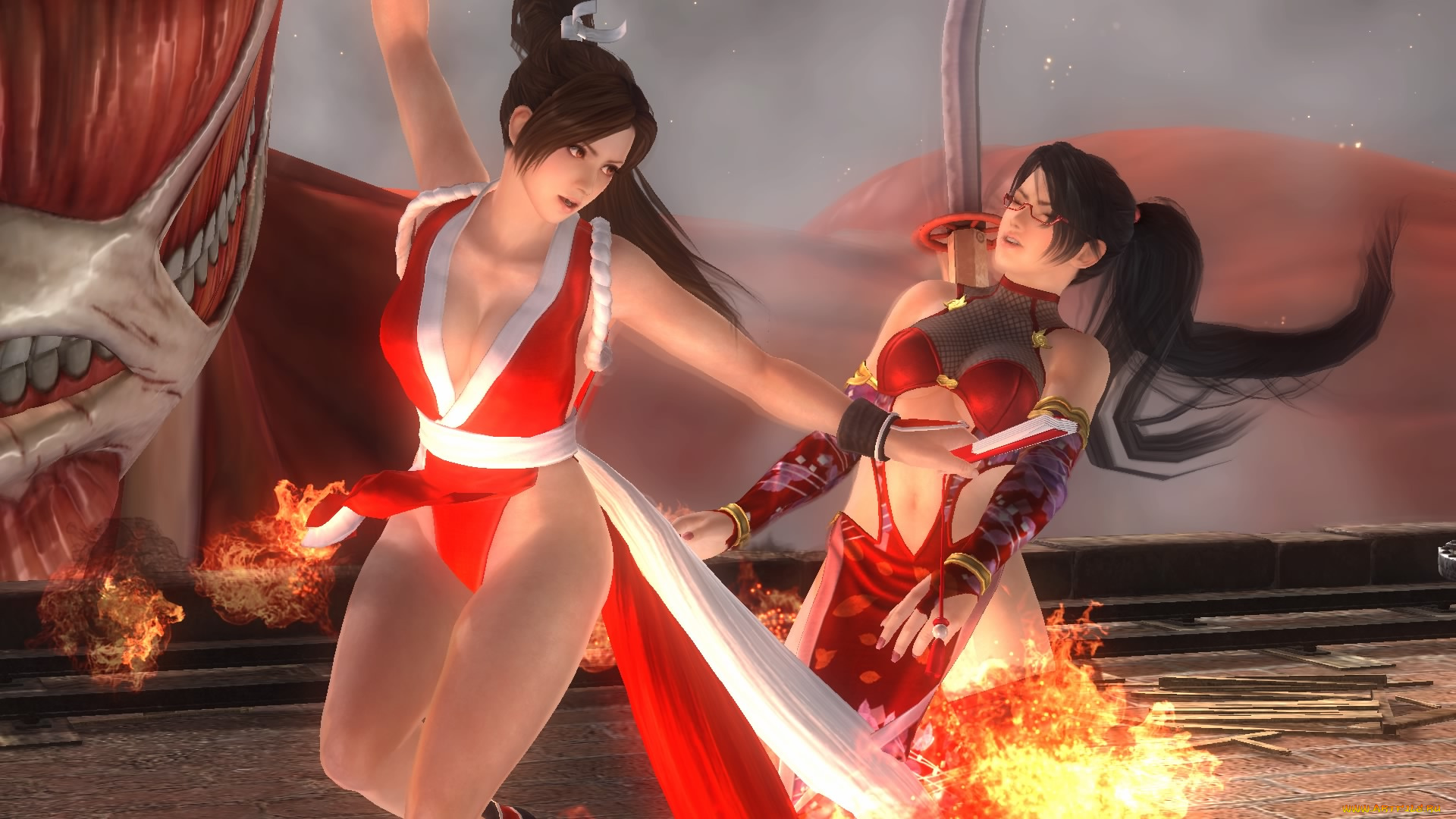 3д, графика, фантазия, , fantasy, девушки, фон, взгляд