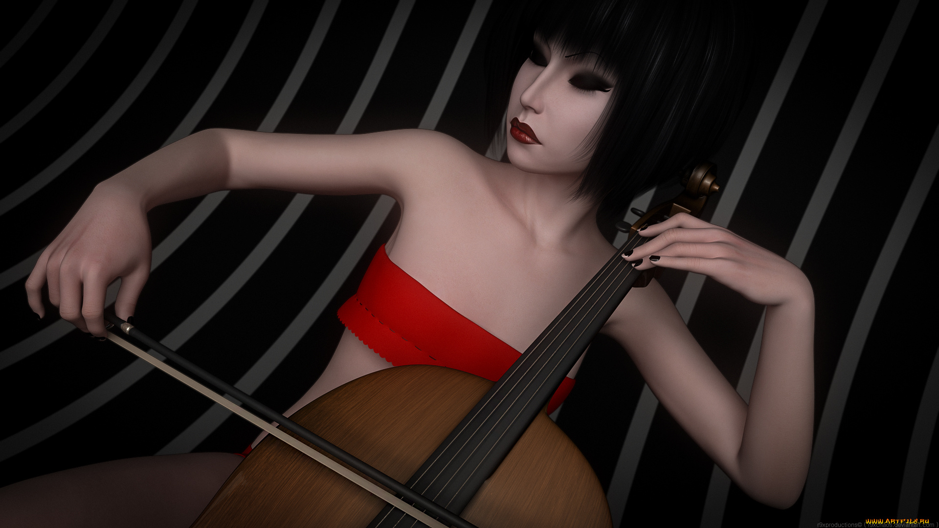 3д, графика, люди, , people, фон, девушка, взгляд