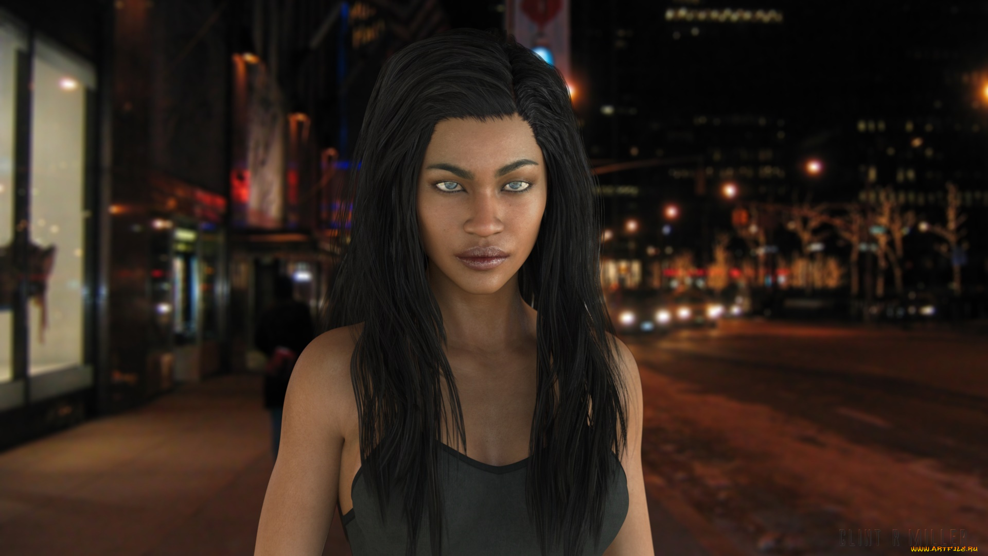 3д, графика, люди, , people, взгляд, девушка, фон