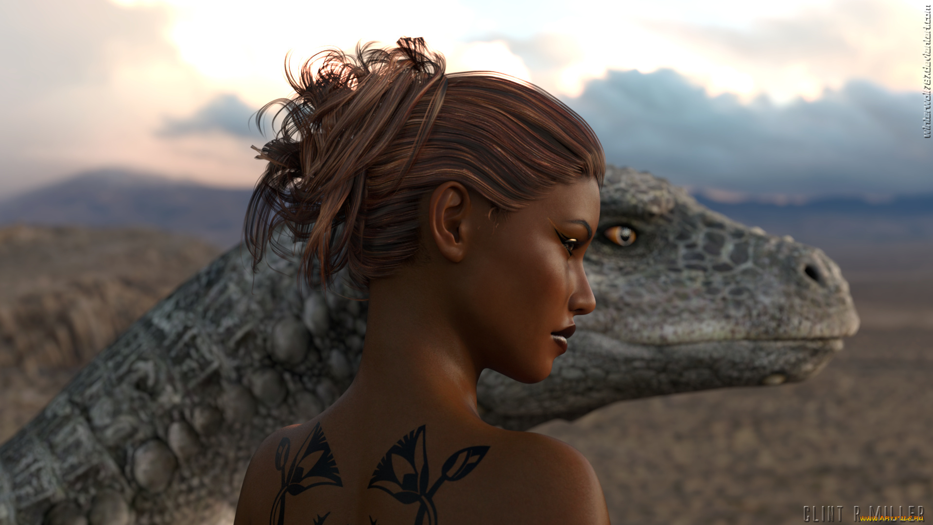 3д, графика, люди, , people, взгляд, девушка, фон