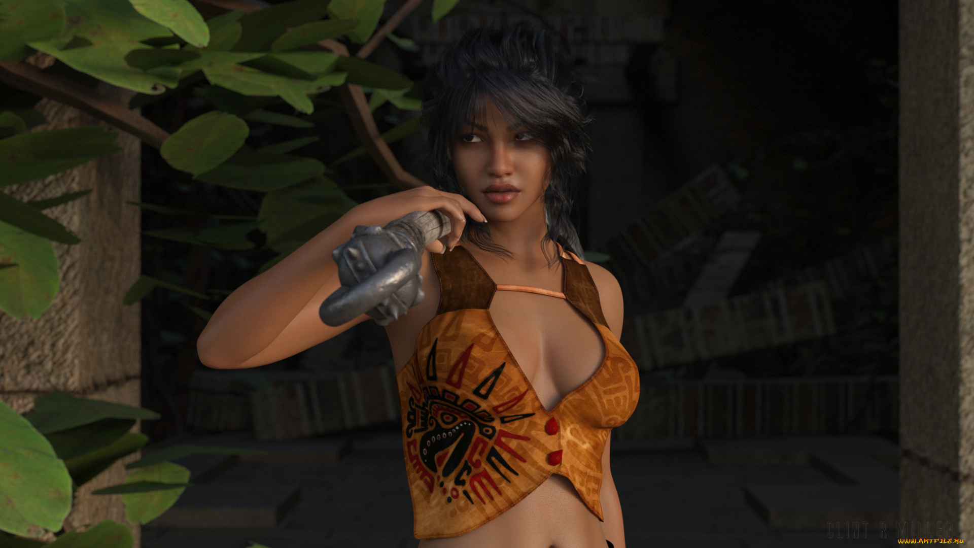 3д, графика, люди, , people, взгляд, девушка, фон