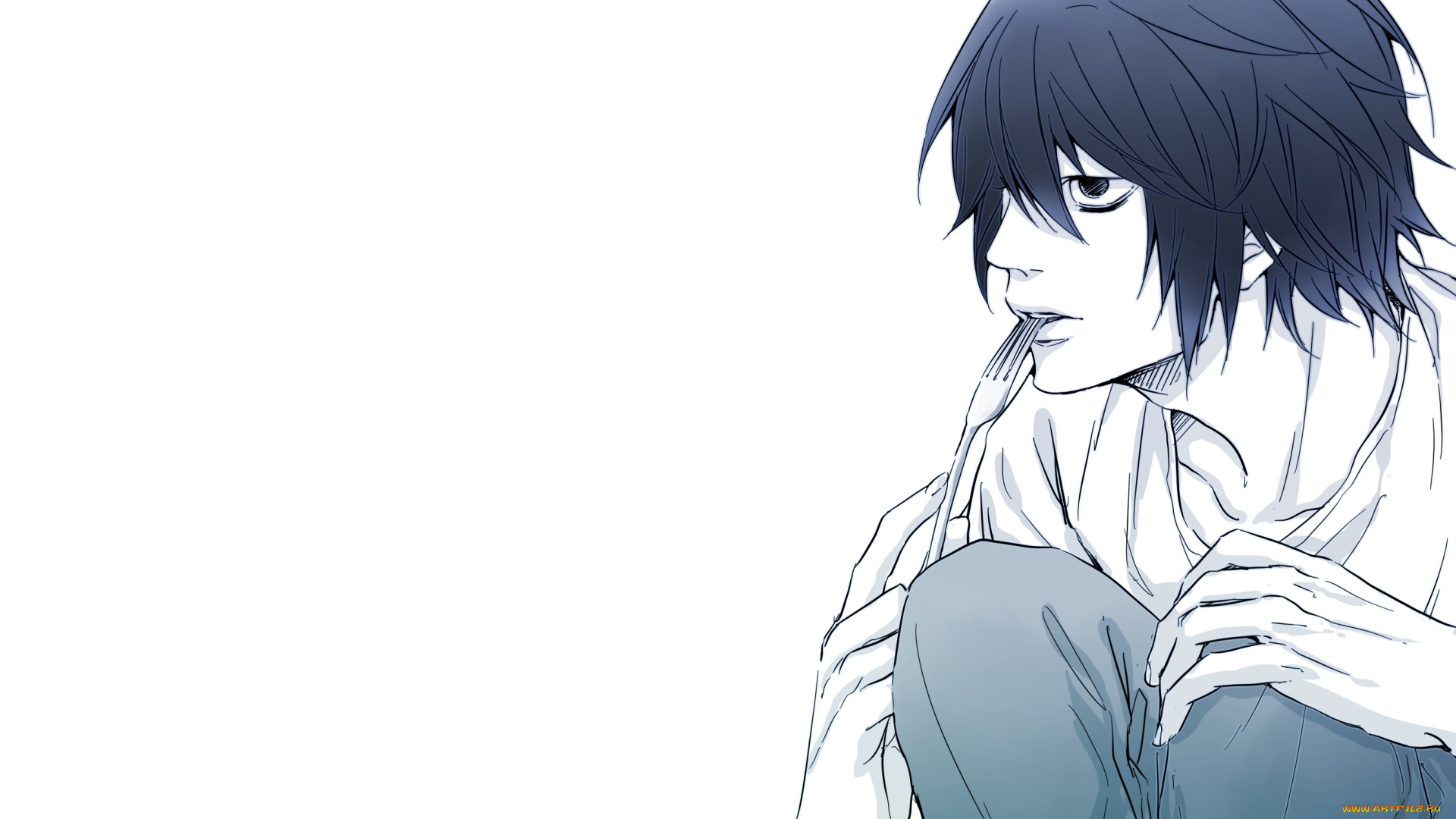 аниме, death, note, l-lawliet