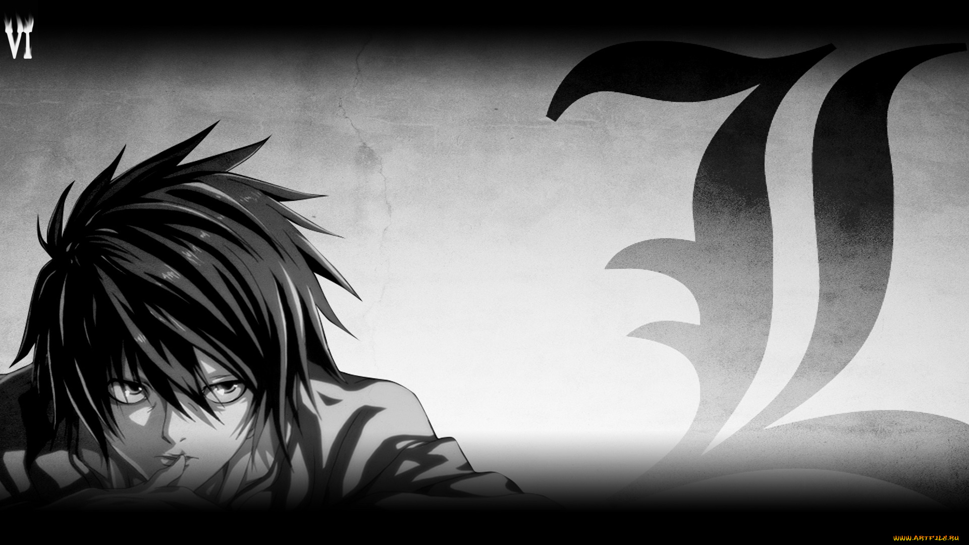 аниме, death, note, l-lawliet