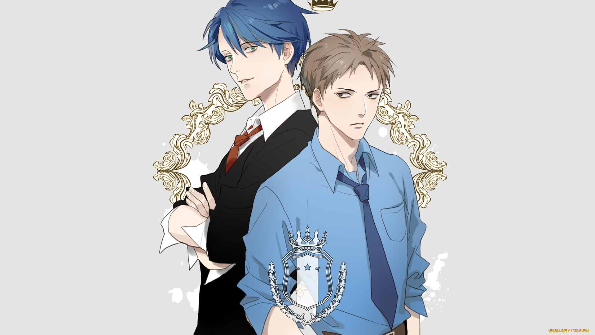 аниме, gekkan, shoujo, nozaki-kun, двое, парень, девушка