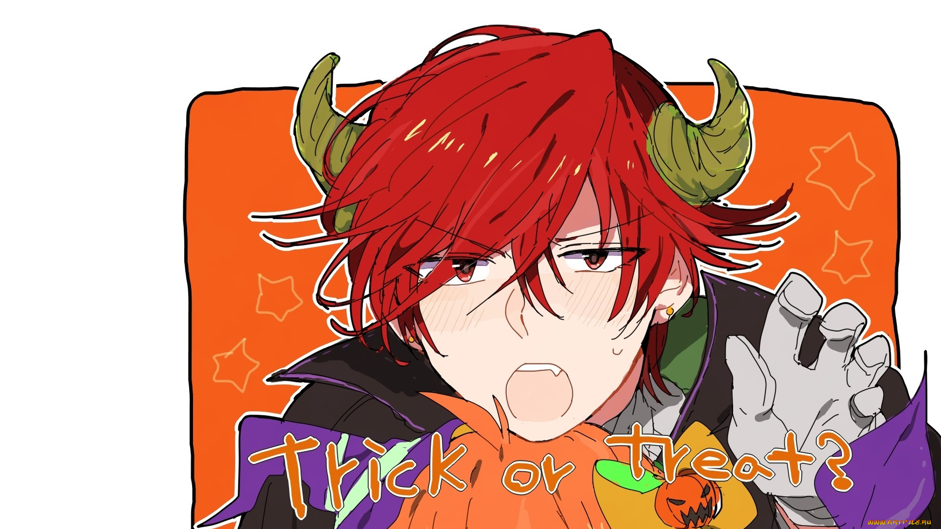 аниме, gekkan, shoujo, nozaki-kun, парень, хеллоуин