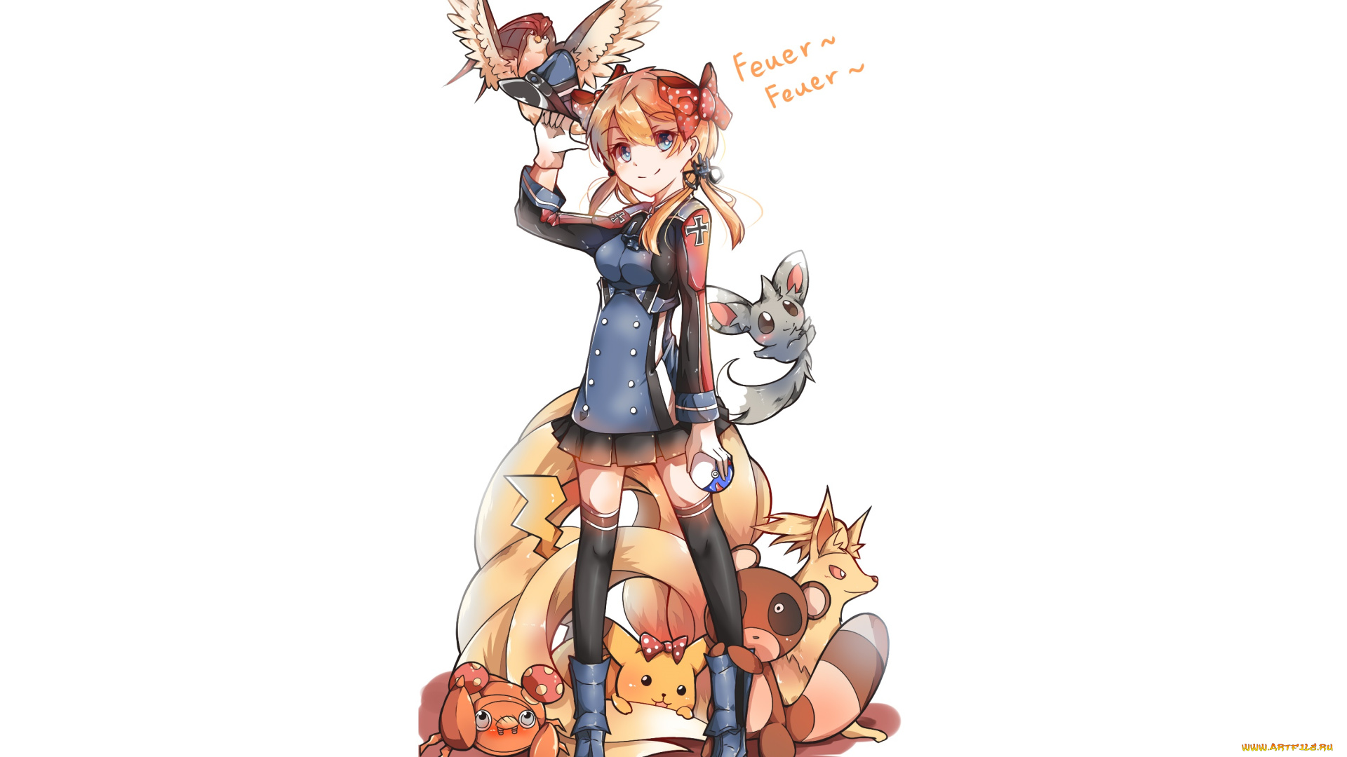 аниме, gekkan, shoujo, nozaki-kun, сакура, покемоны