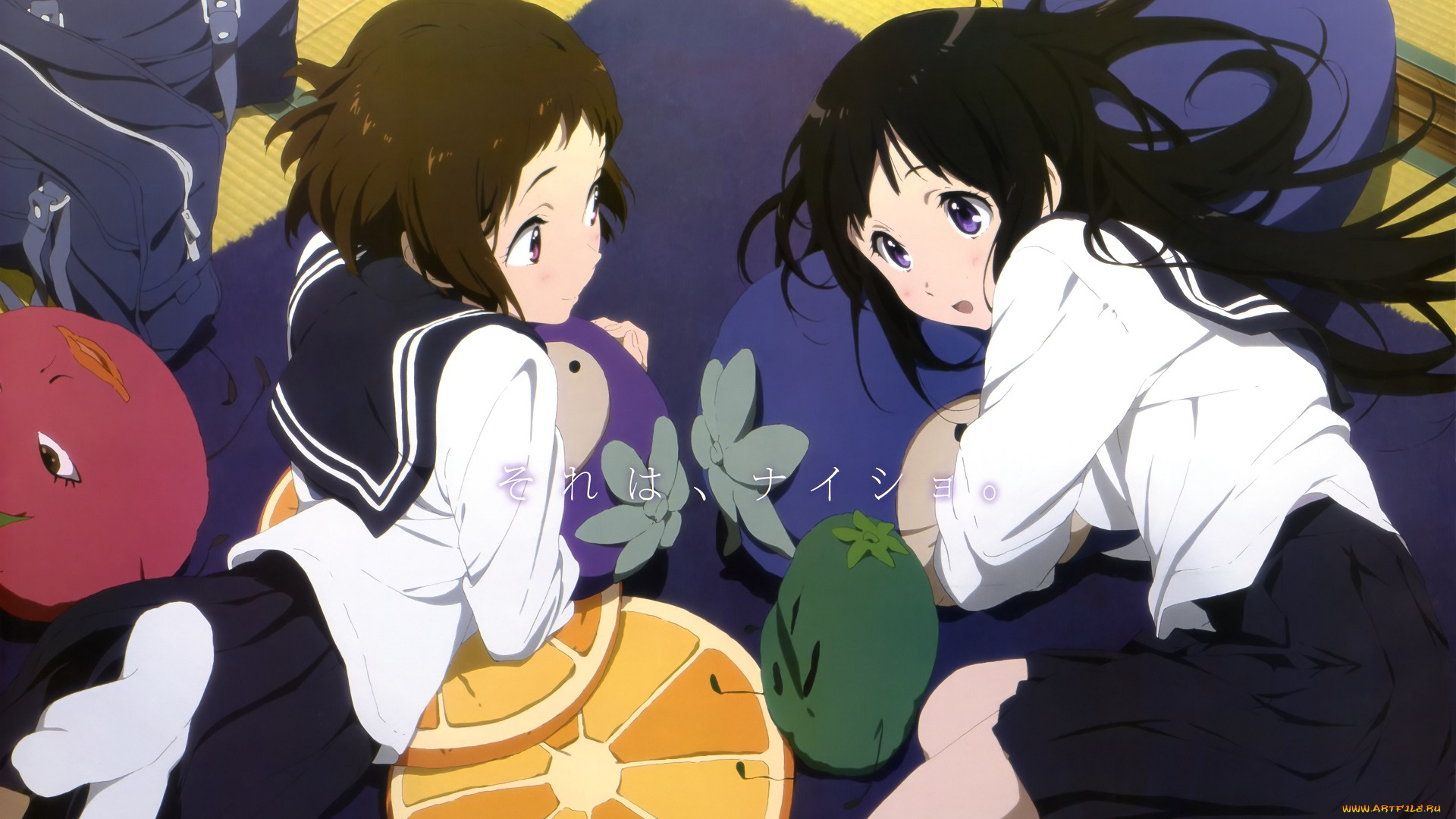 аниме, hyouka, персонажи, школьники
