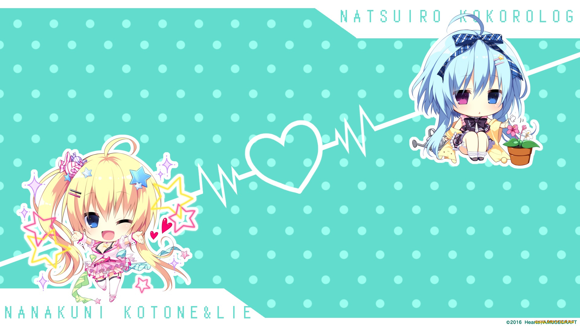 аниме, natsuiro, kiseki, персонажи