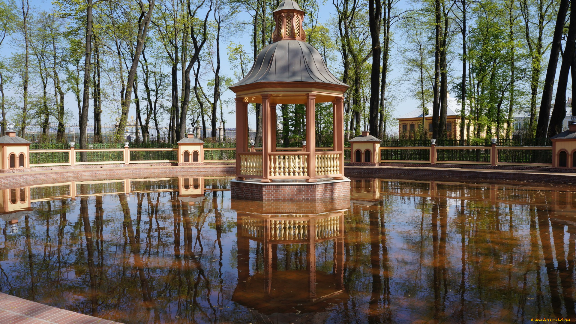 летний, сад, города, санкт-петербург, , петергоф, , россия, беседка, санкт-, петербург, летний, сад
