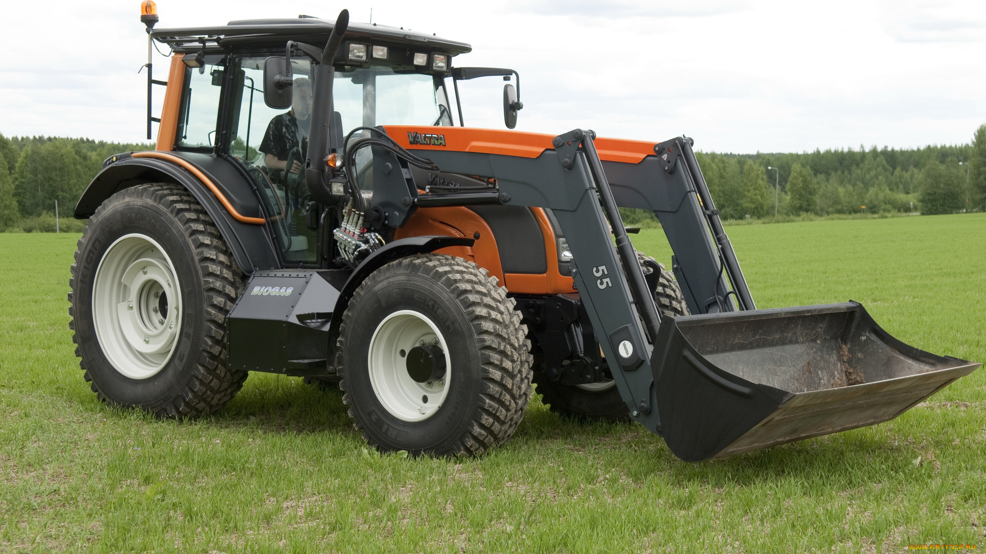 техника, фронтальные, погрузчики, valtra