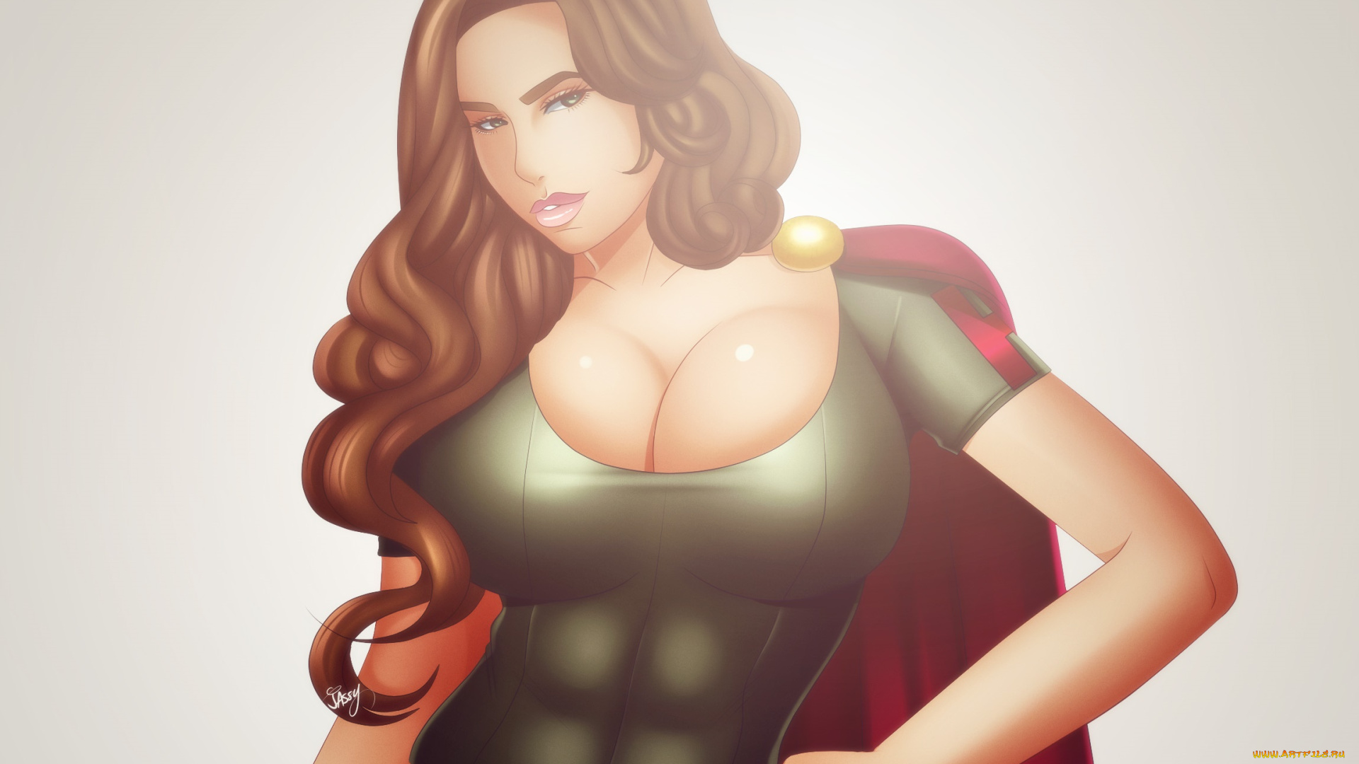 векторная, графика, девушки, , girls, девушка, взгляд, фон