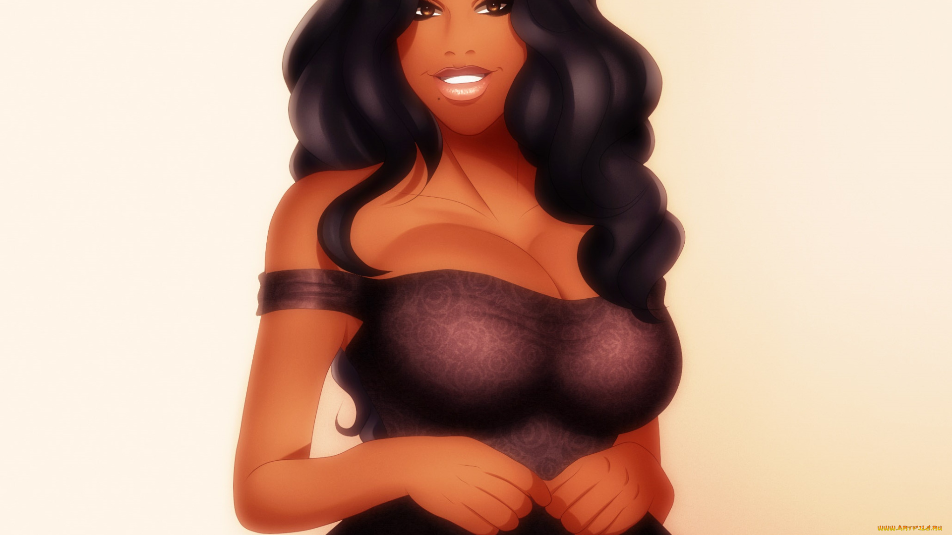 векторная, графика, девушки, , girls, девушка, взгляд, фон