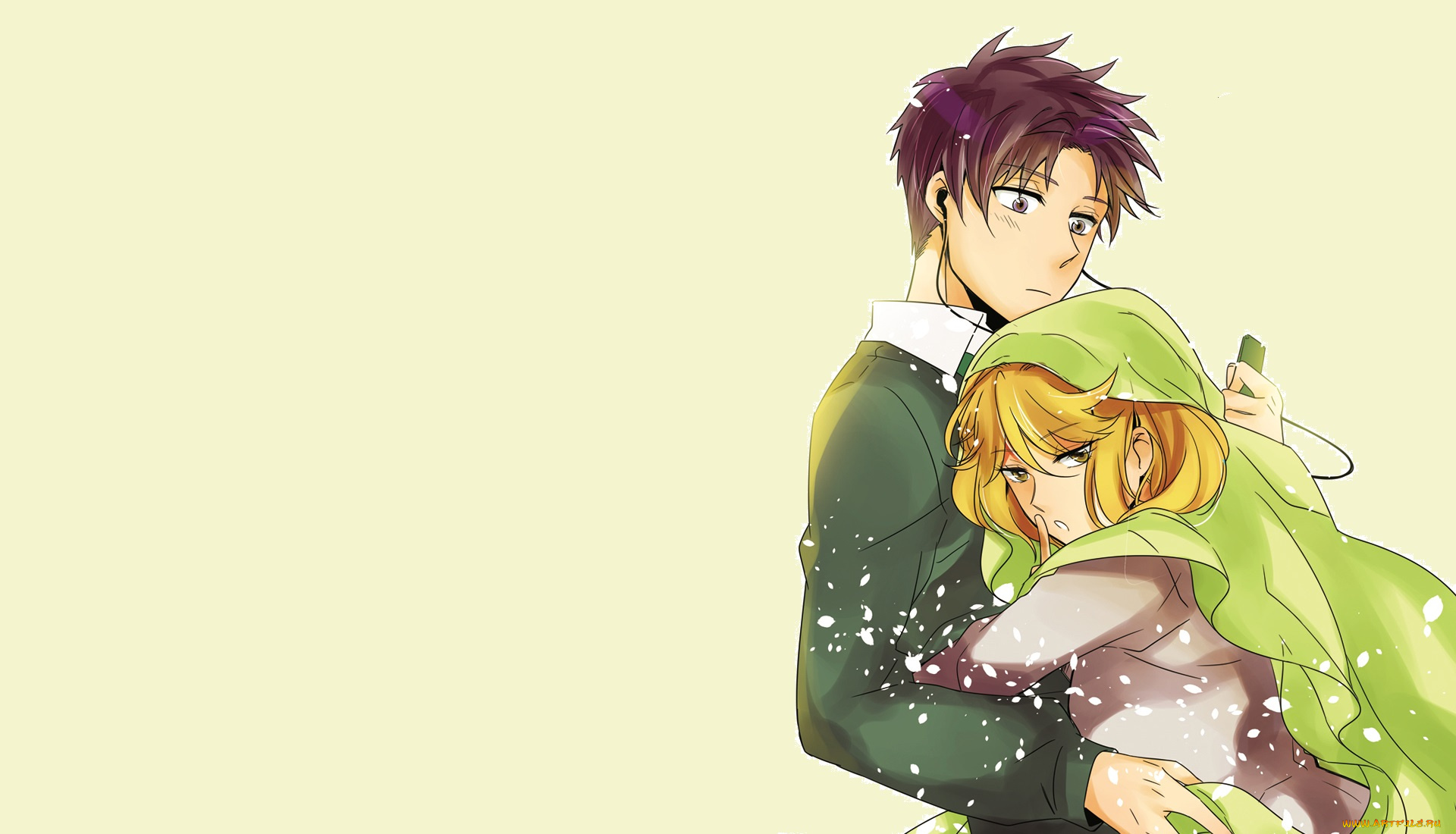 аниме, gekkan, shoujo, nozaki-kun, парень, девушка