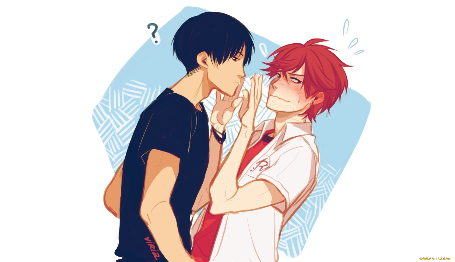 аниме, gekkan, shoujo, nozaki-kun, парни